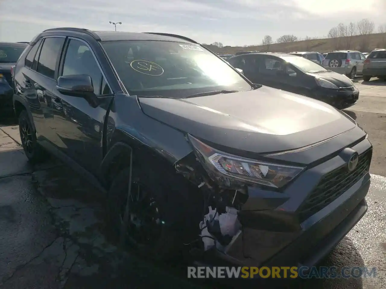 1 Photograph of a damaged car 2T3P1RFV6KC014956 TOYOTA RAV4 2019