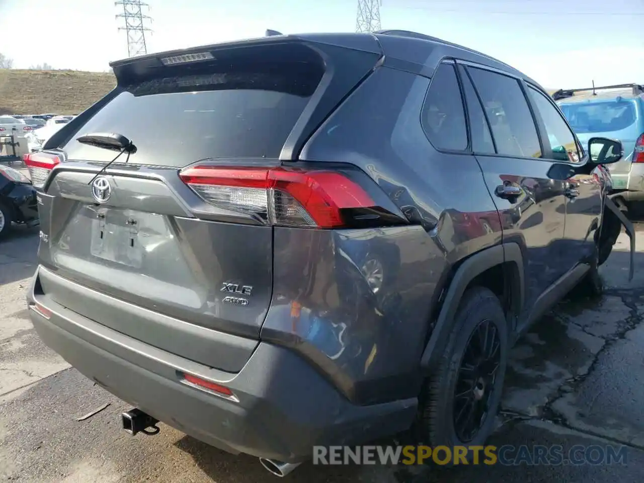 4 Photograph of a damaged car 2T3P1RFV6KC014956 TOYOTA RAV4 2019