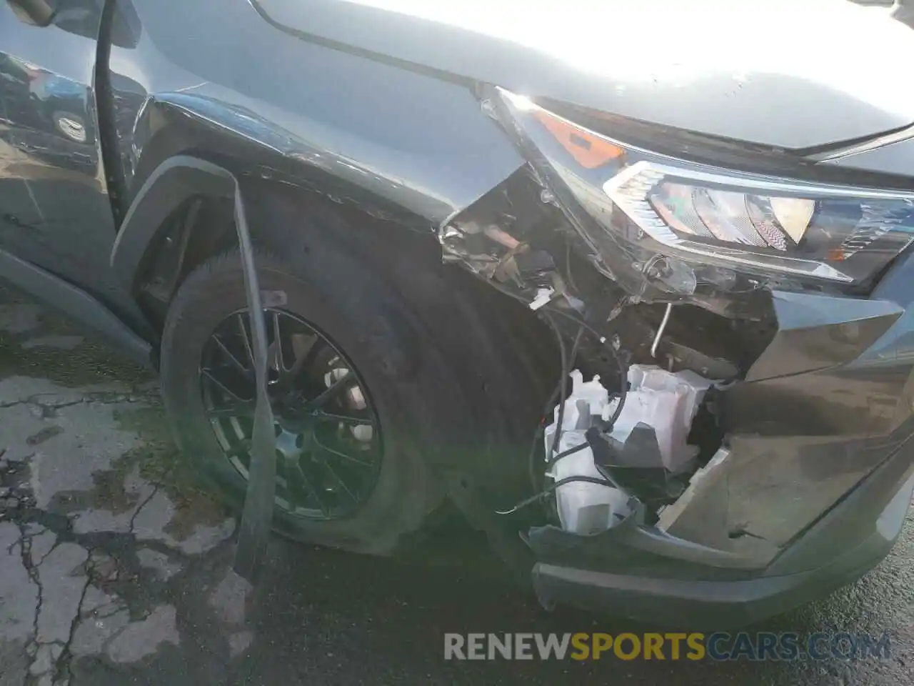 9 Photograph of a damaged car 2T3P1RFV6KC014956 TOYOTA RAV4 2019