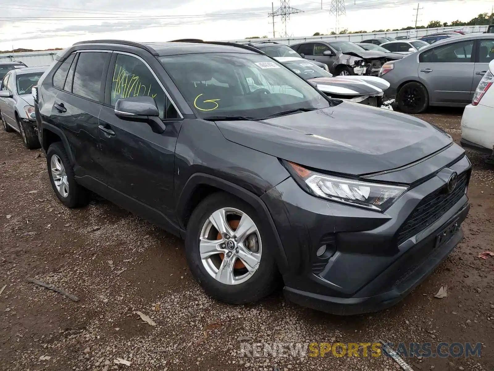 1 Photograph of a damaged car 2T3P1RFV6KC015489 TOYOTA RAV4 2019