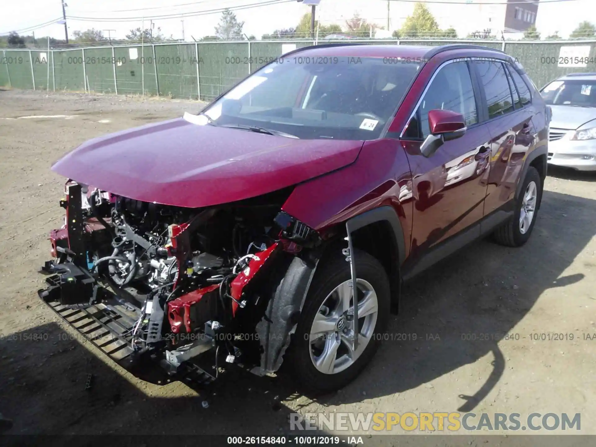 2 Photograph of a damaged car 2T3P1RFV6KC016089 TOYOTA RAV4 2019