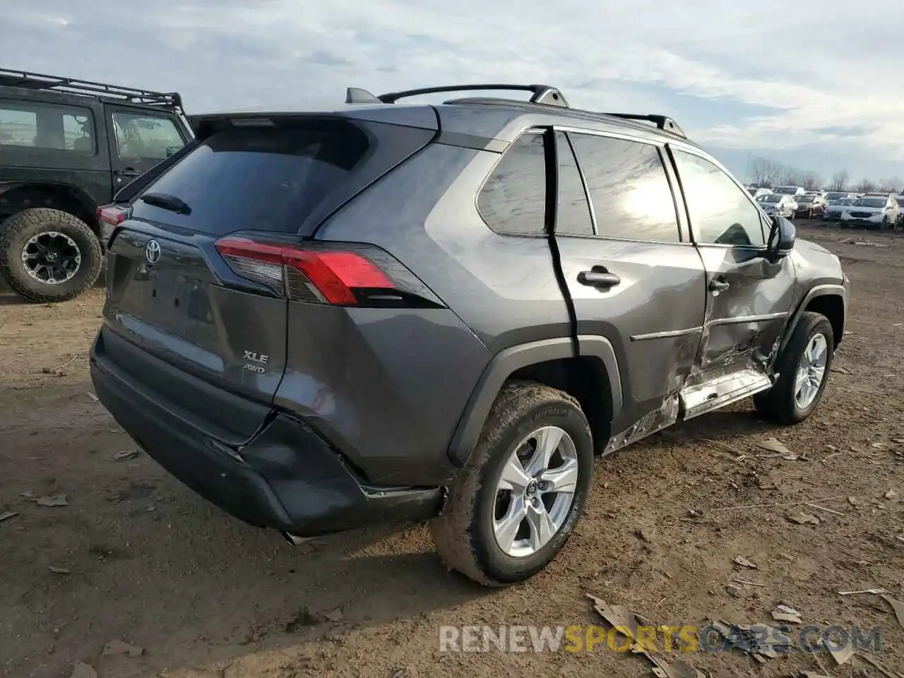 3 Photograph of a damaged car 2T3P1RFV6KC023995 TOYOTA RAV4 2019