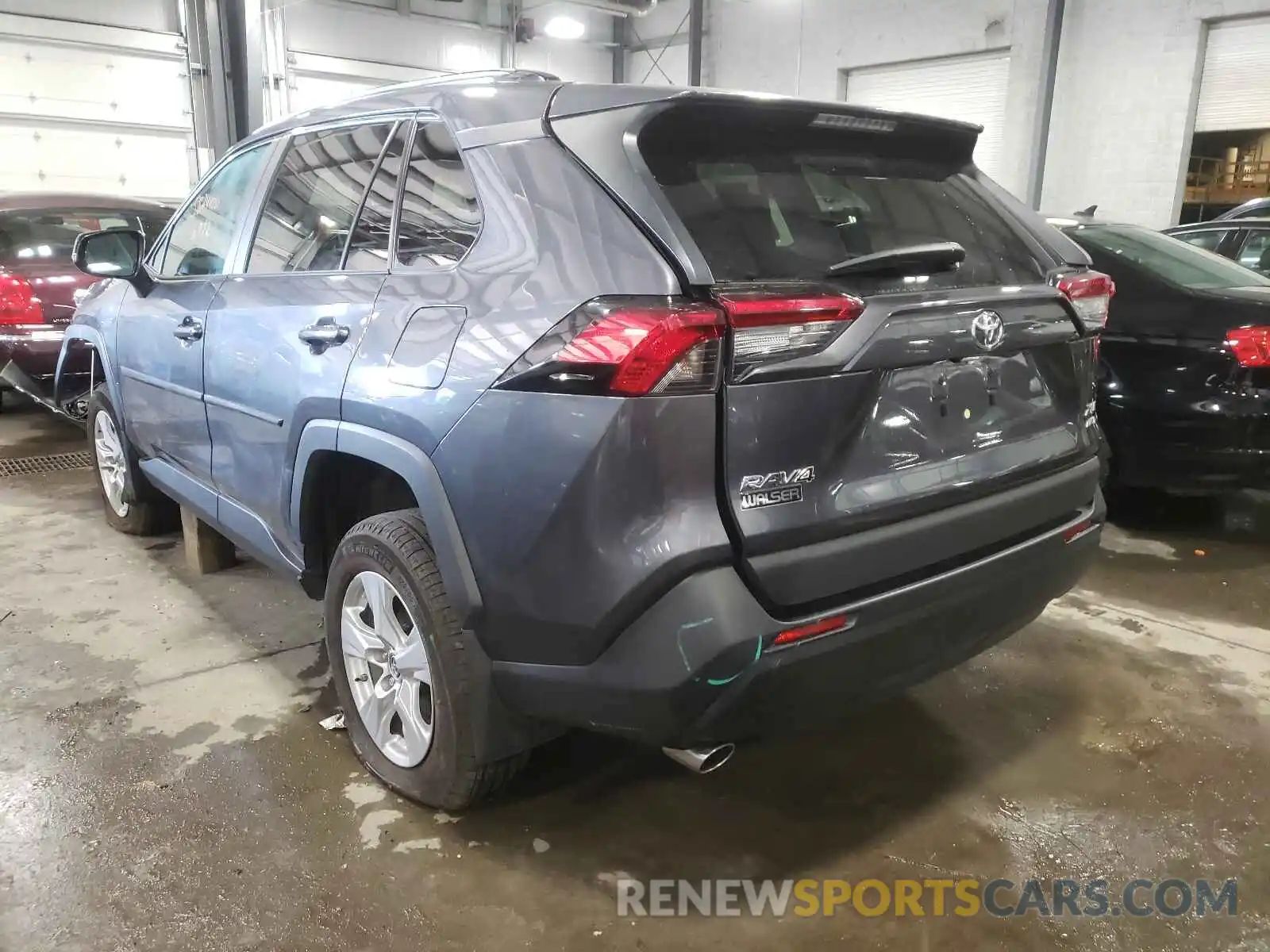 3 Фотография поврежденного автомобиля 2T3P1RFV6KC024614 TOYOTA RAV4 2019