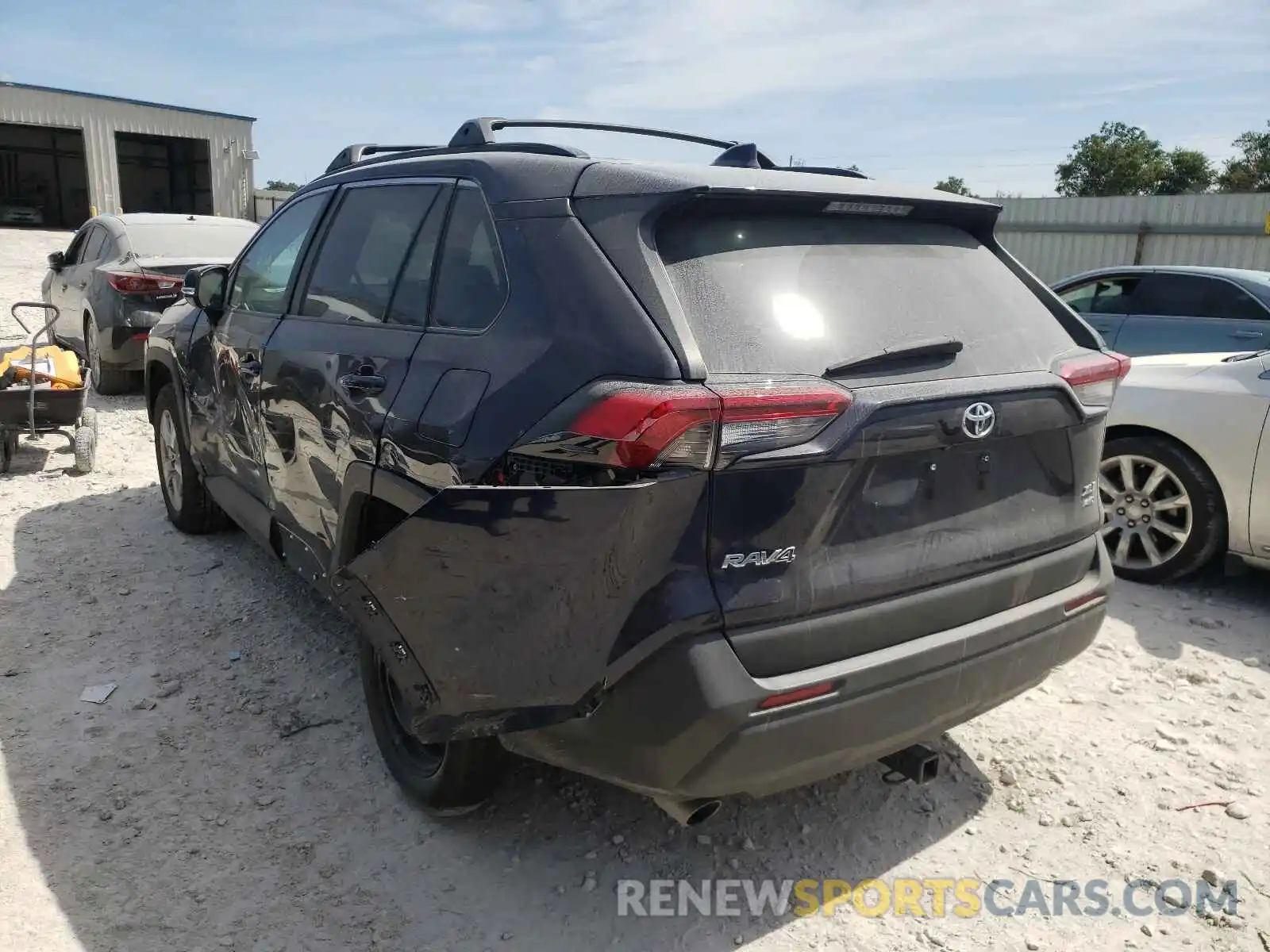 3 Photograph of a damaged car 2T3P1RFV6KC027738 TOYOTA RAV4 2019