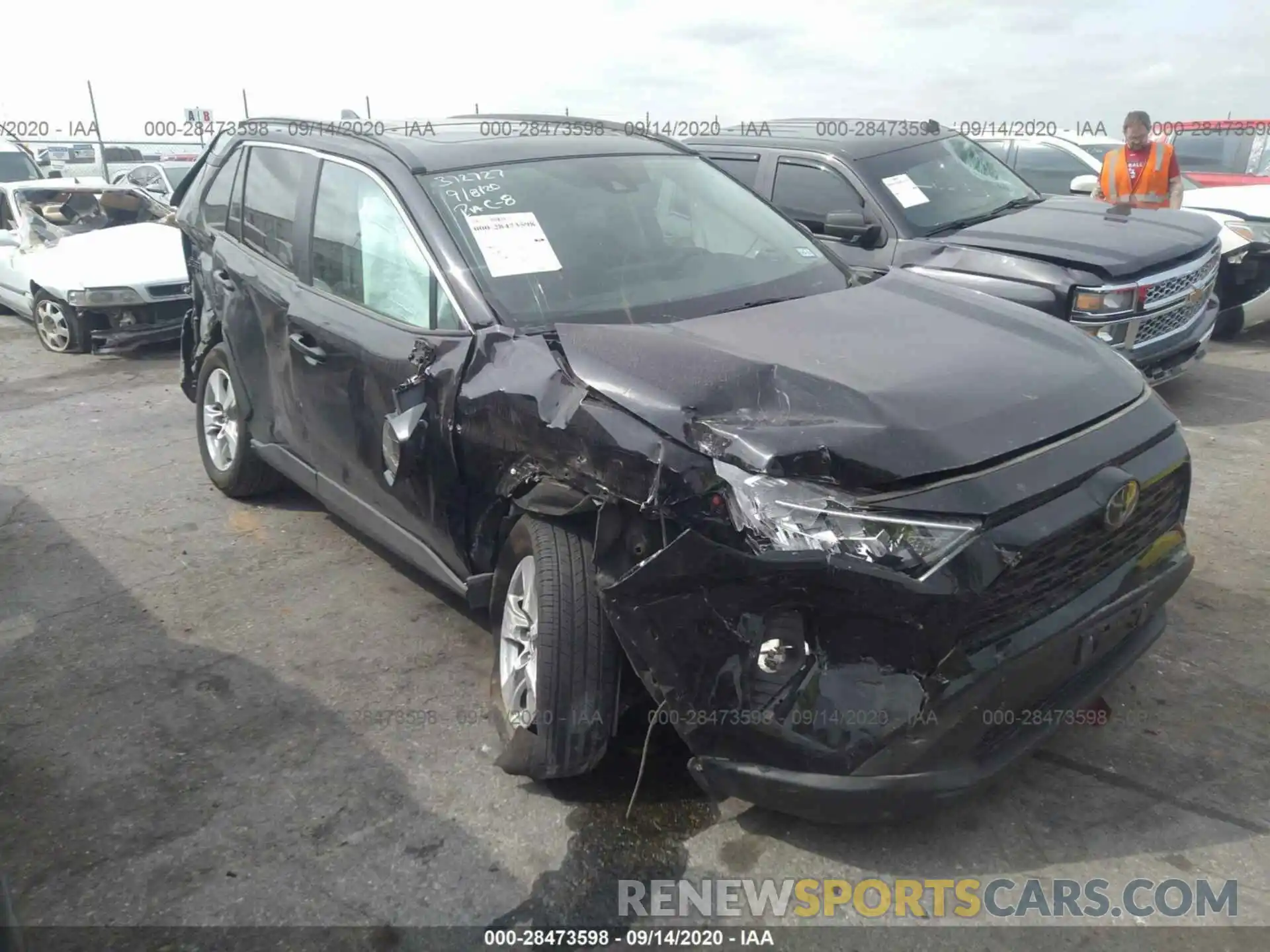 6 Фотография поврежденного автомобиля 2T3P1RFV6KC029179 TOYOTA RAV4 2019