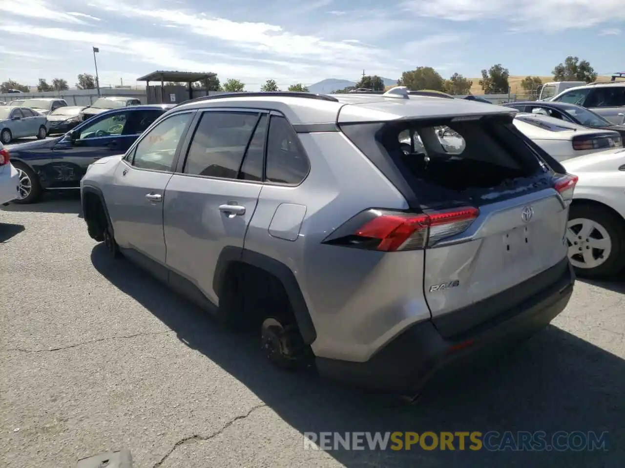 3 Photograph of a damaged car 2T3P1RFV6KC038884 TOYOTA RAV4 2019