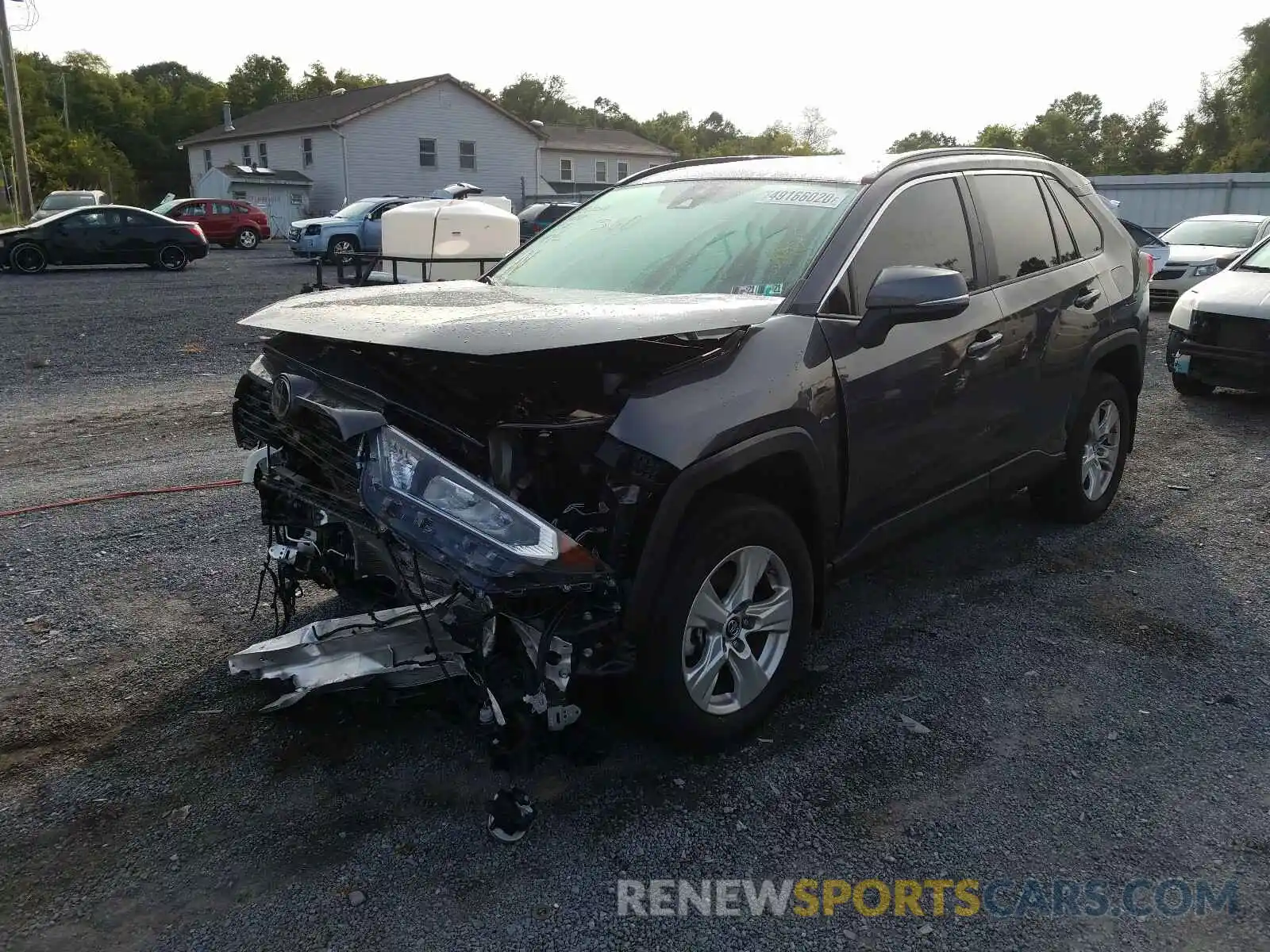 2 Photograph of a damaged car 2T3P1RFV6KC040800 TOYOTA RAV4 2019