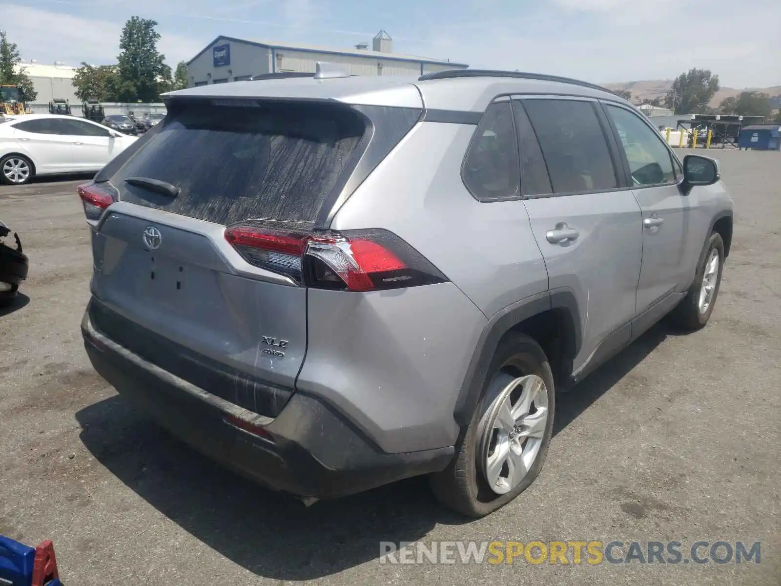 4 Photograph of a damaged car 2T3P1RFV6KC043180 TOYOTA RAV4 2019