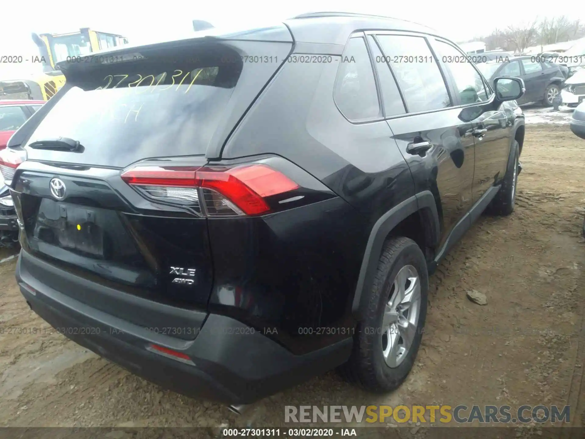 4 Photograph of a damaged car 2T3P1RFV6KC047777 TOYOTA RAV4 2019