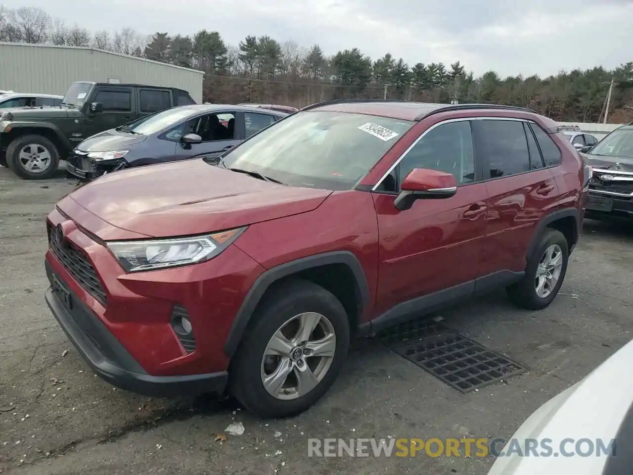 1 Photograph of a damaged car 2T3P1RFV6KC054793 TOYOTA RAV4 2019