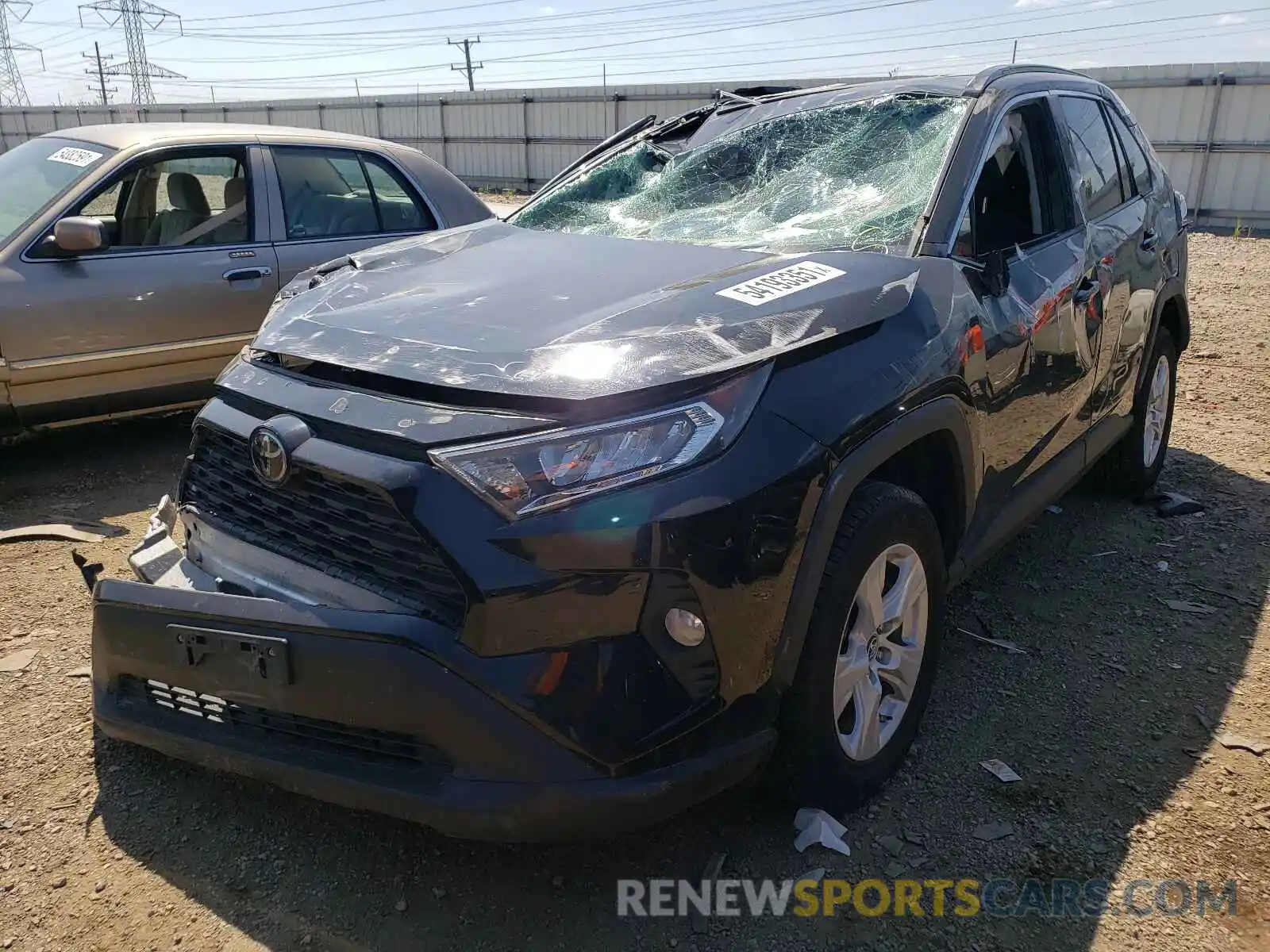 2 Photograph of a damaged car 2T3P1RFV6KW016222 TOYOTA RAV4 2019