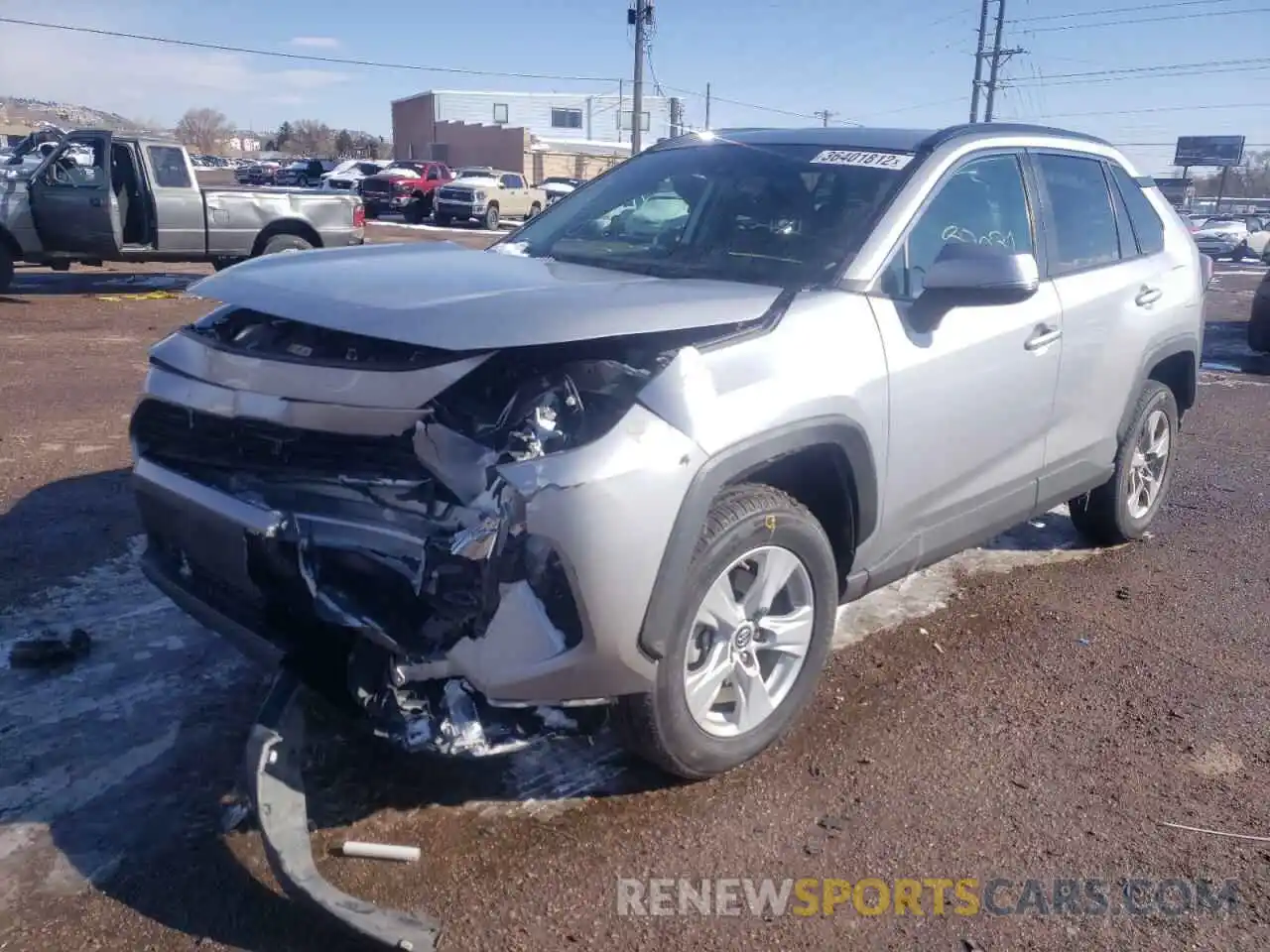 2 Photograph of a damaged car 2T3P1RFV6KW016589 TOYOTA RAV4 2019