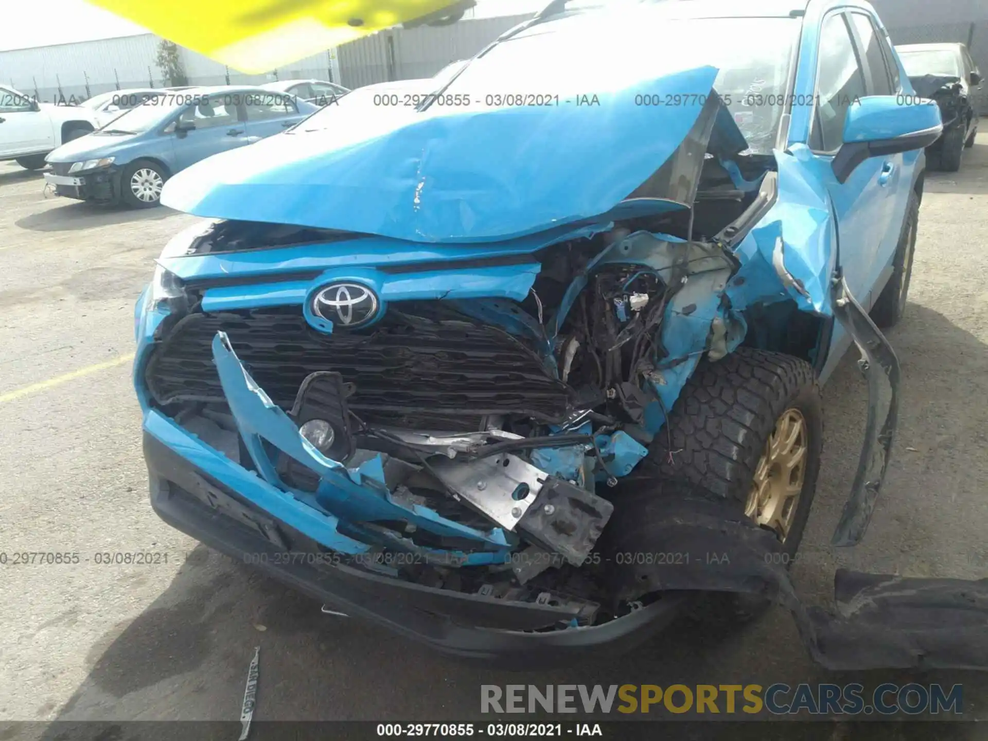6 Photograph of a damaged car 2T3P1RFV6KW017015 TOYOTA RAV4 2019