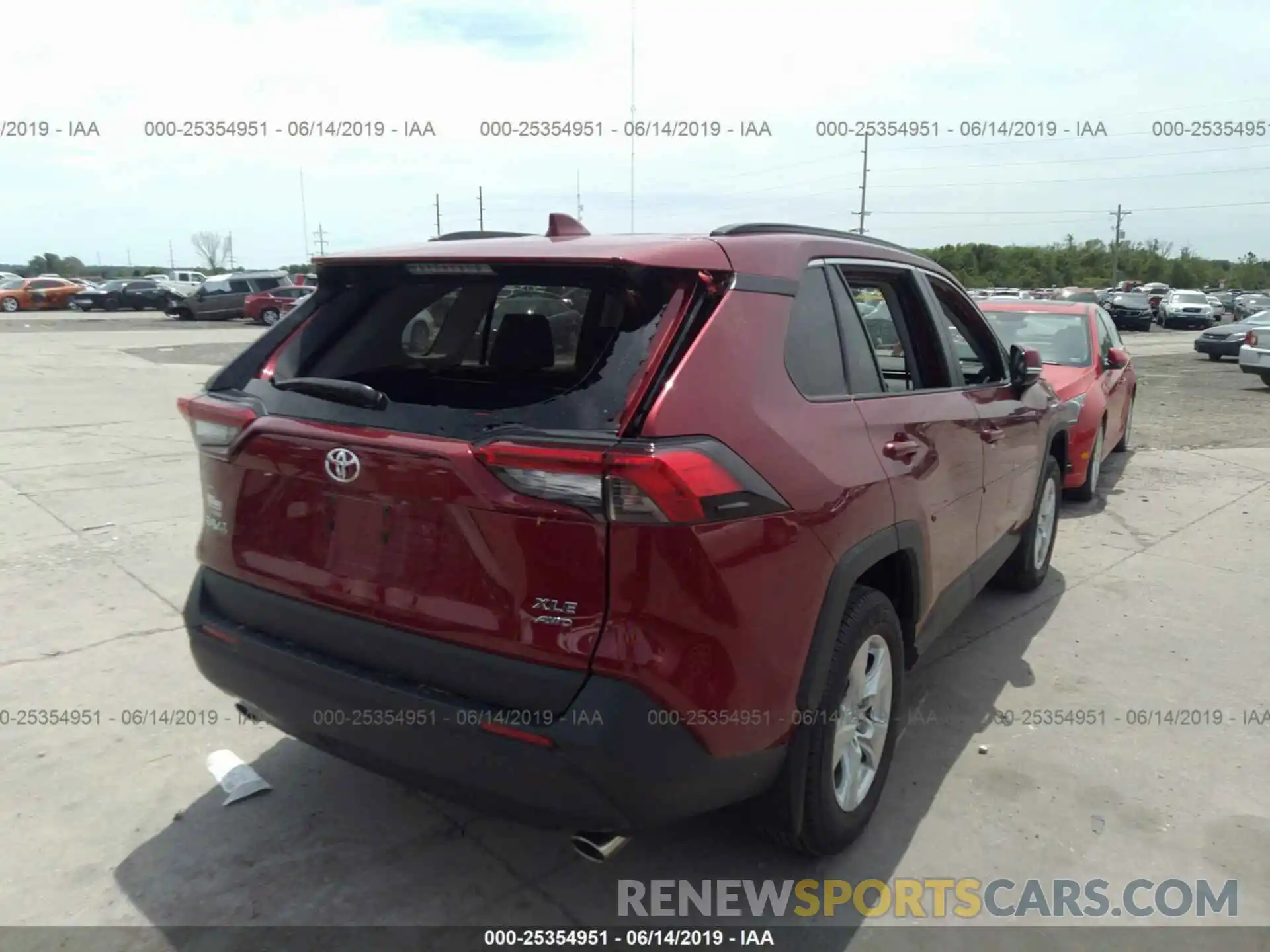 6 Photograph of a damaged car 2T3P1RFV6KW023056 TOYOTA RAV4 2019