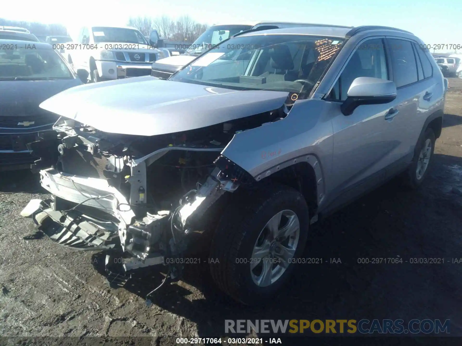 2 Фотография поврежденного автомобиля 2T3P1RFV6KW030542 TOYOTA RAV4 2019