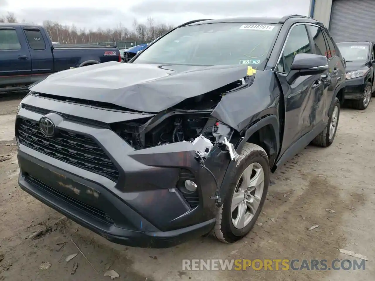 2 Photograph of a damaged car 2T3P1RFV6KW035319 TOYOTA RAV4 2019