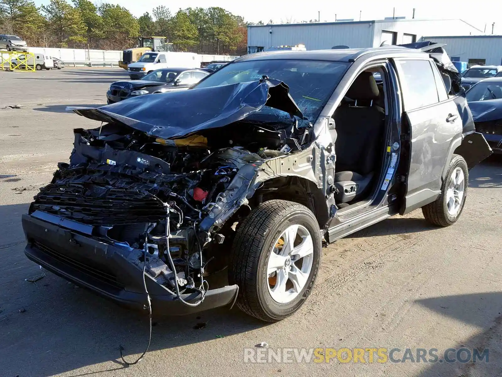 2 Photograph of a damaged car 2T3P1RFV6KW042609 TOYOTA RAV4 2019