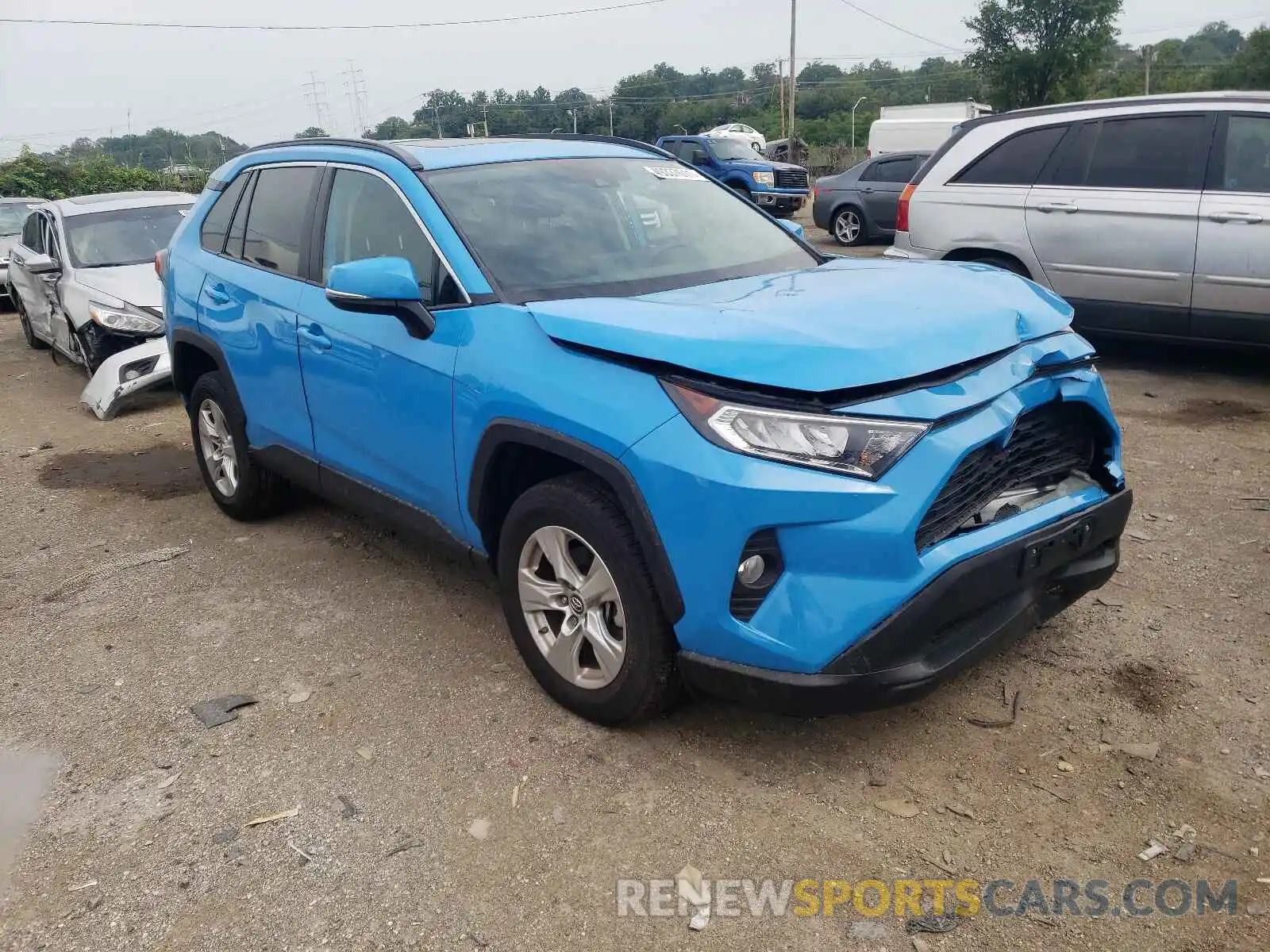 1 Photograph of a damaged car 2T3P1RFV6KW048068 TOYOTA RAV4 2019