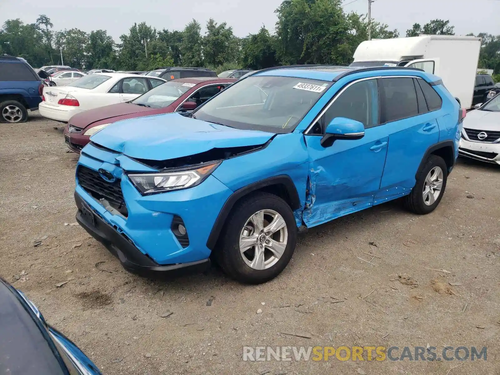 2 Фотография поврежденного автомобиля 2T3P1RFV6KW048068 TOYOTA RAV4 2019