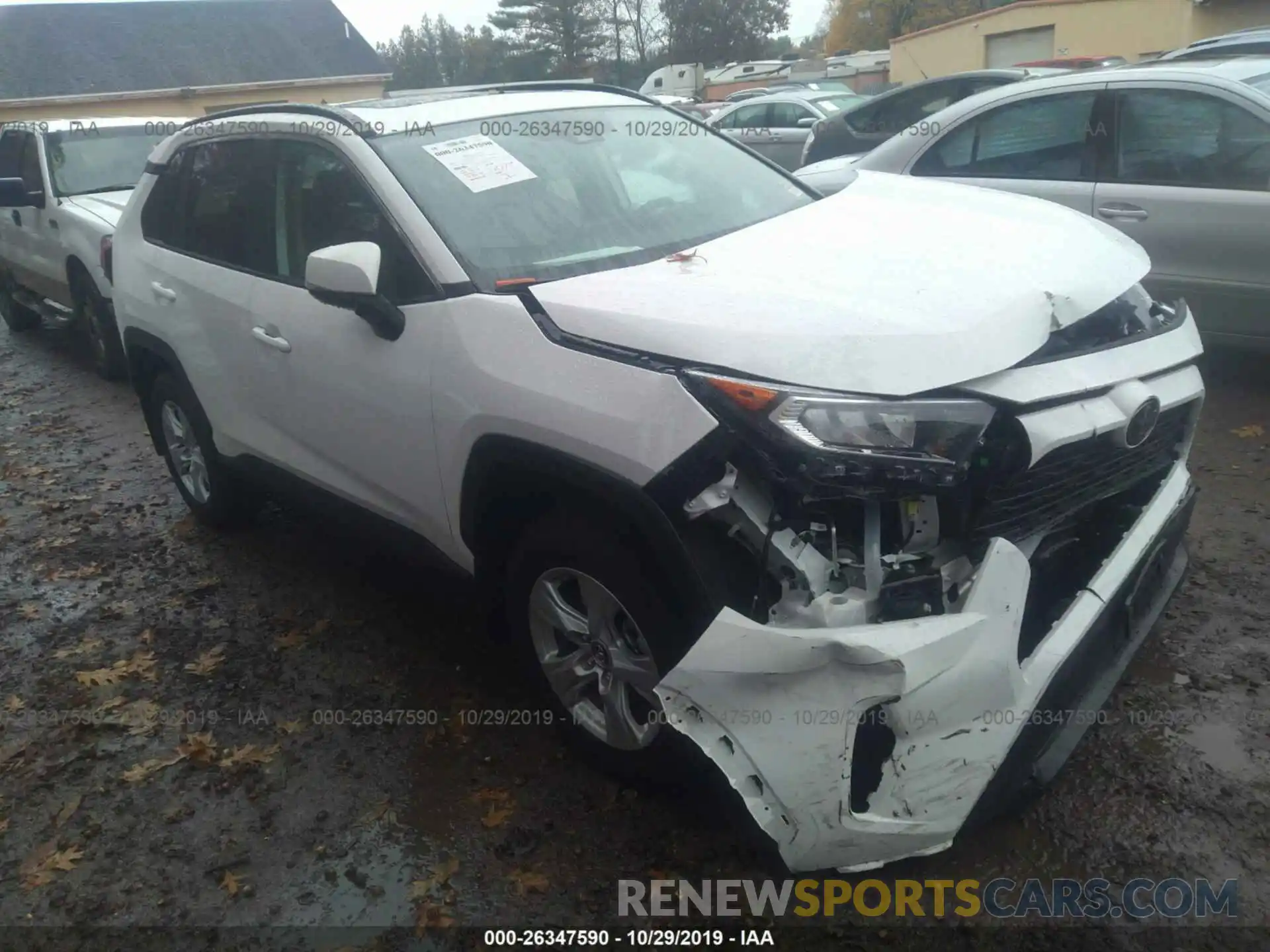 1 Photograph of a damaged car 2T3P1RFV6KW059720 TOYOTA RAV4 2019