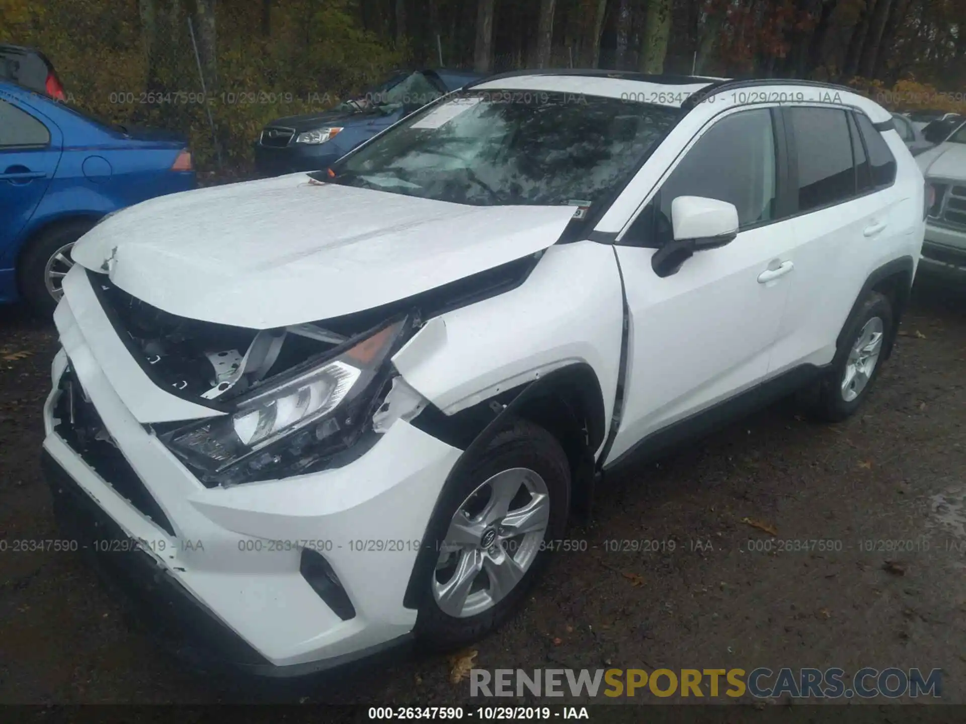 2 Фотография поврежденного автомобиля 2T3P1RFV6KW059720 TOYOTA RAV4 2019