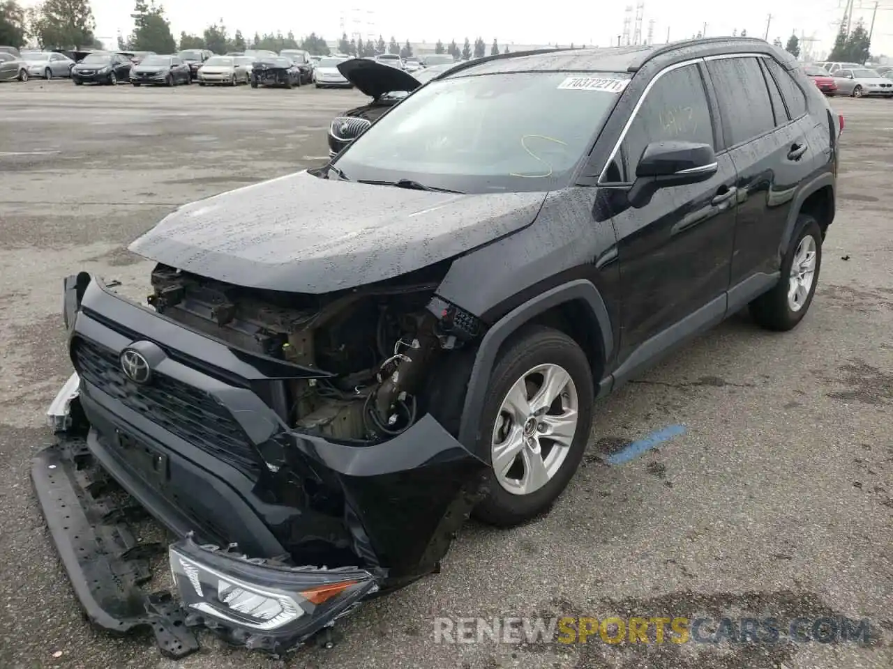 2 Фотография поврежденного автомобиля 2T3P1RFV6KW060043 TOYOTA RAV4 2019