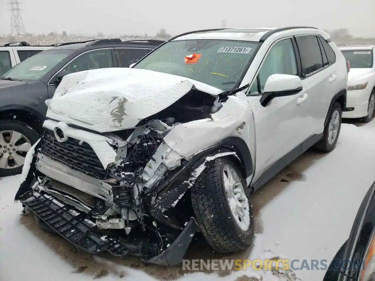 2 Photograph of a damaged car 2T3P1RFV6KW065985 TOYOTA RAV4 2019