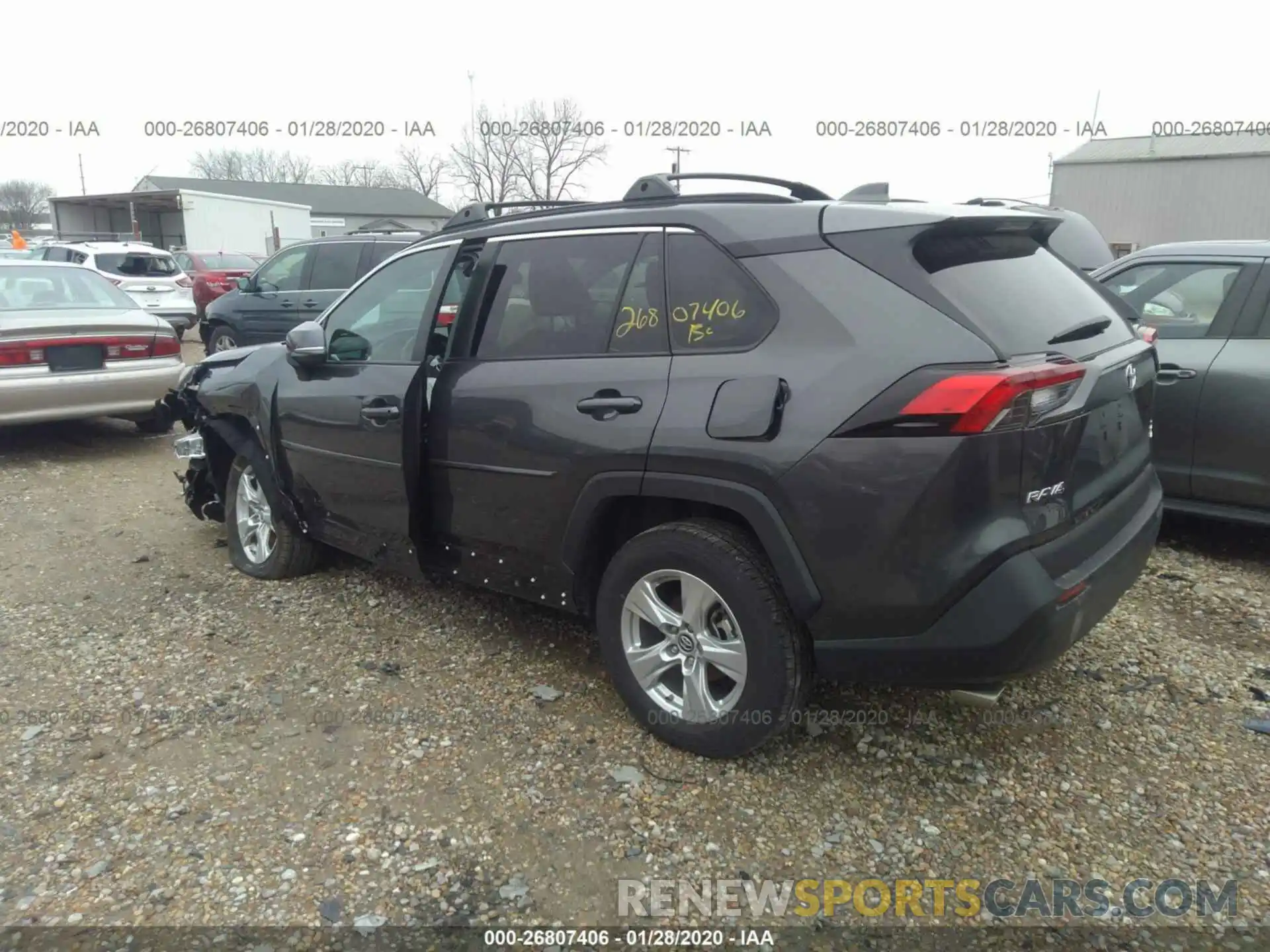 3 Фотография поврежденного автомобиля 2T3P1RFV6KW066411 TOYOTA RAV4 2019