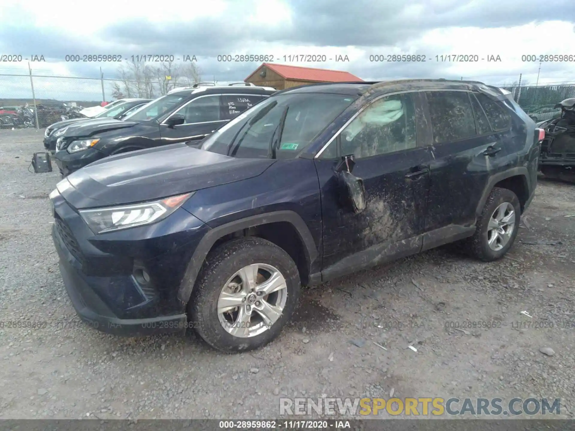 2 Фотография поврежденного автомобиля 2T3P1RFV6KW080907 TOYOTA RAV4 2019