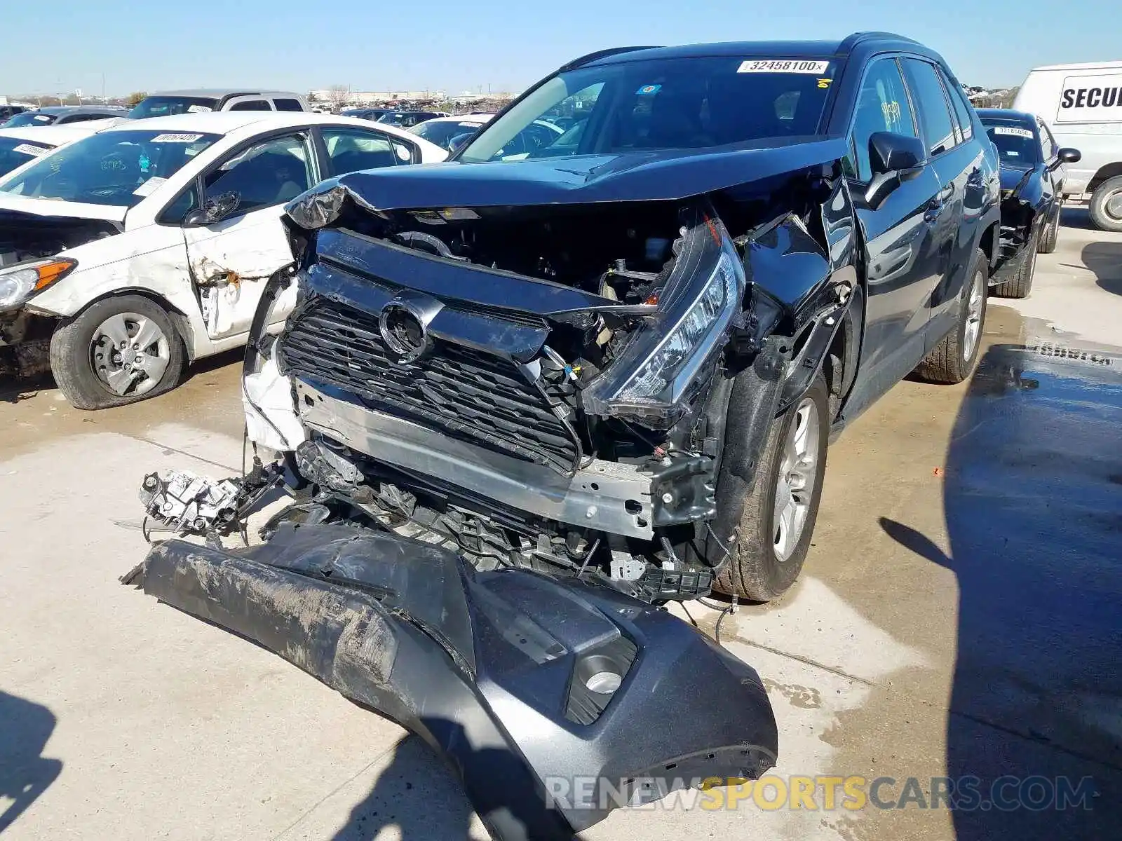 2 Photograph of a damaged car 2T3P1RFV7KC002881 TOYOTA RAV4 2019