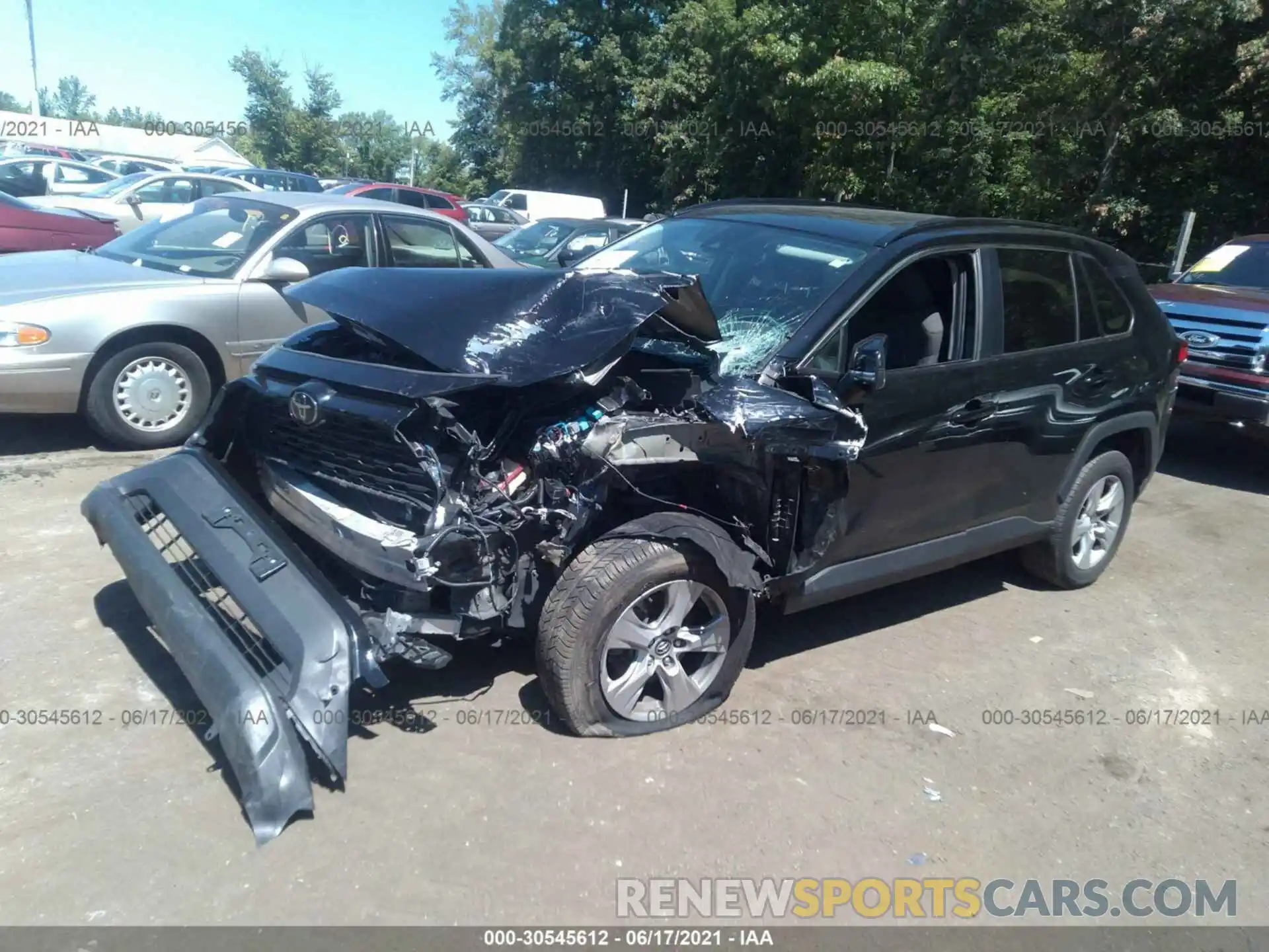 2 Фотография поврежденного автомобиля 2T3P1RFV7KC007644 TOYOTA RAV4 2019