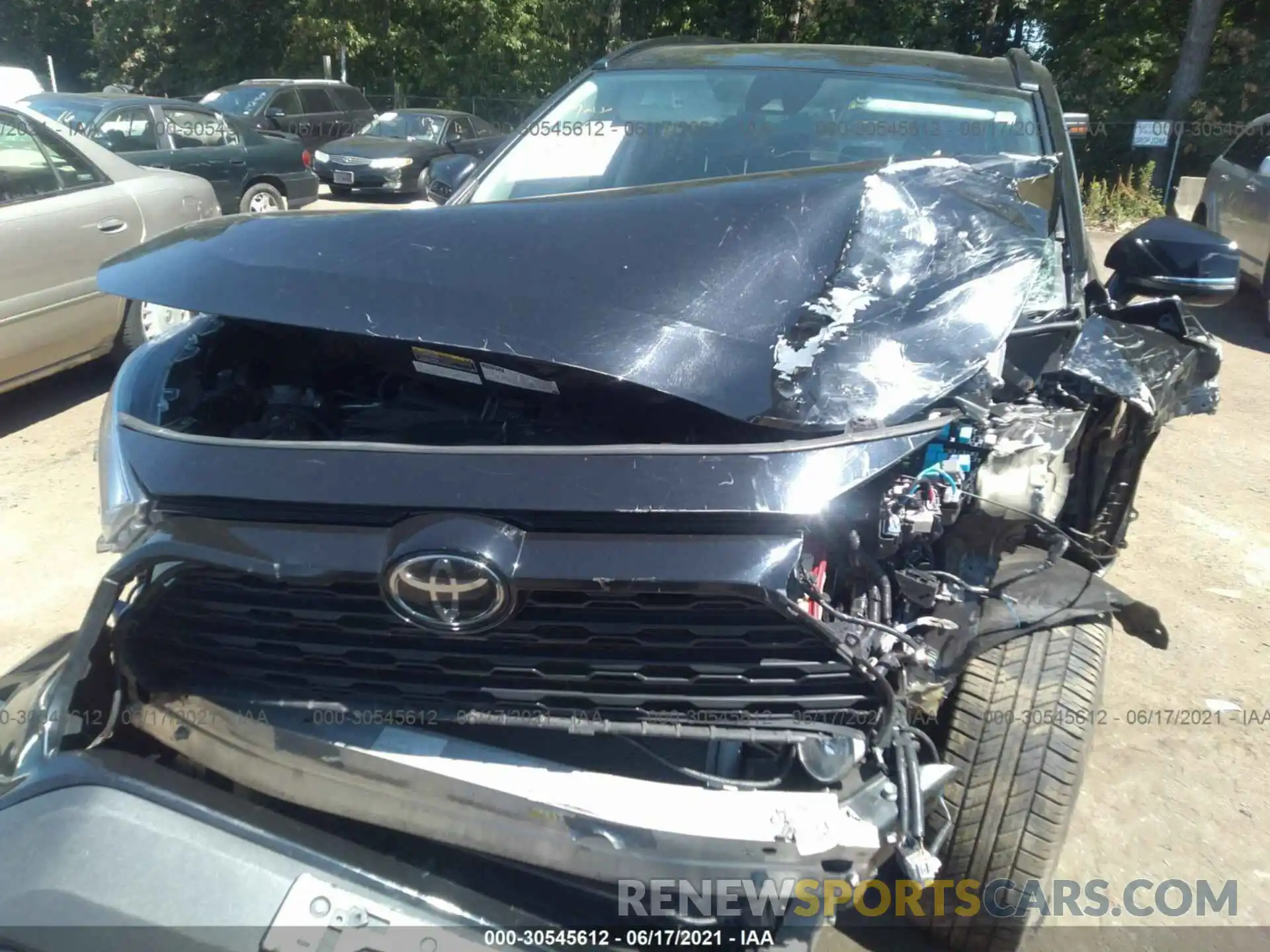 6 Photograph of a damaged car 2T3P1RFV7KC007644 TOYOTA RAV4 2019