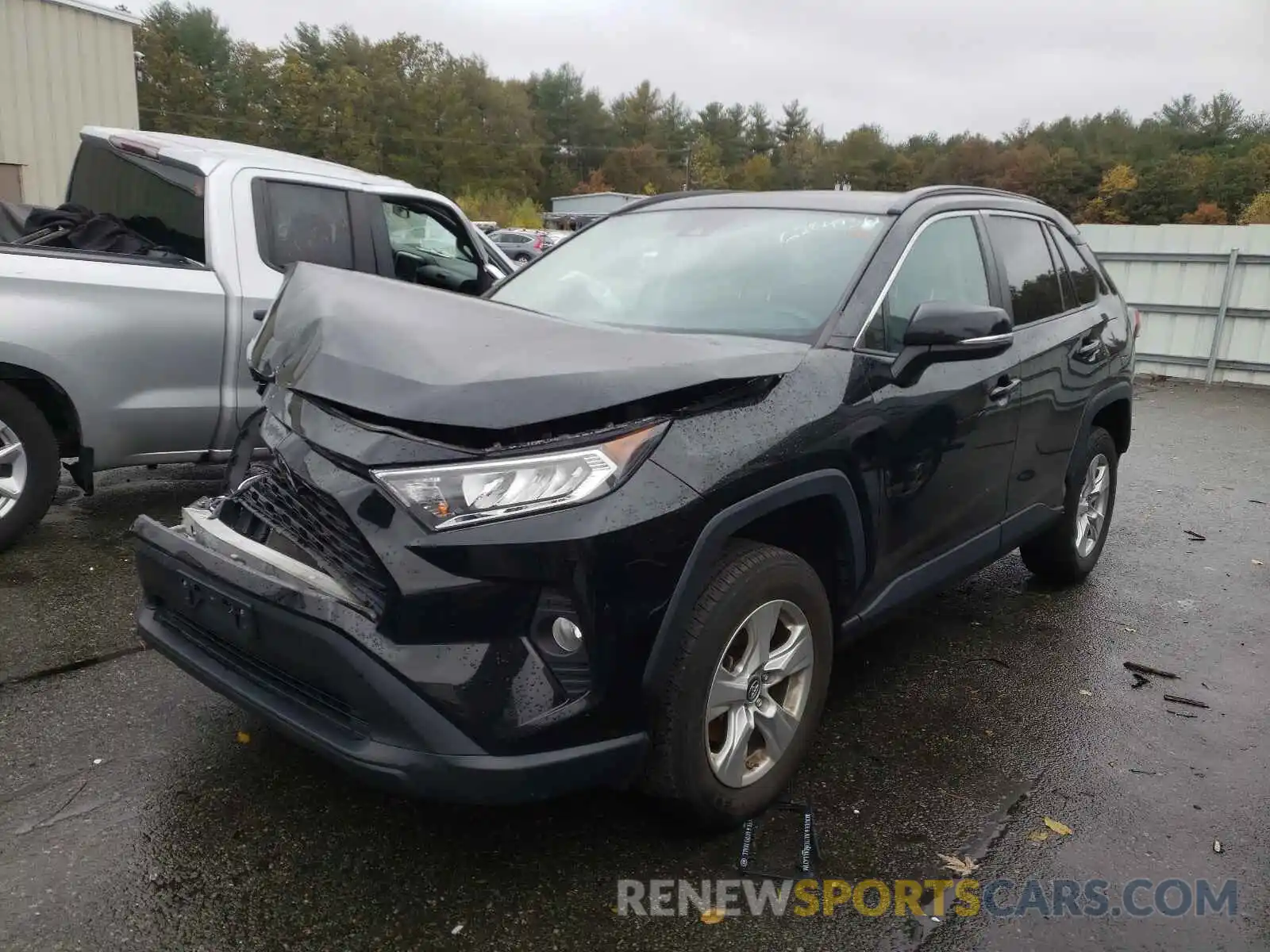 2 Photograph of a damaged car 2T3P1RFV7KC008695 TOYOTA RAV4 2019