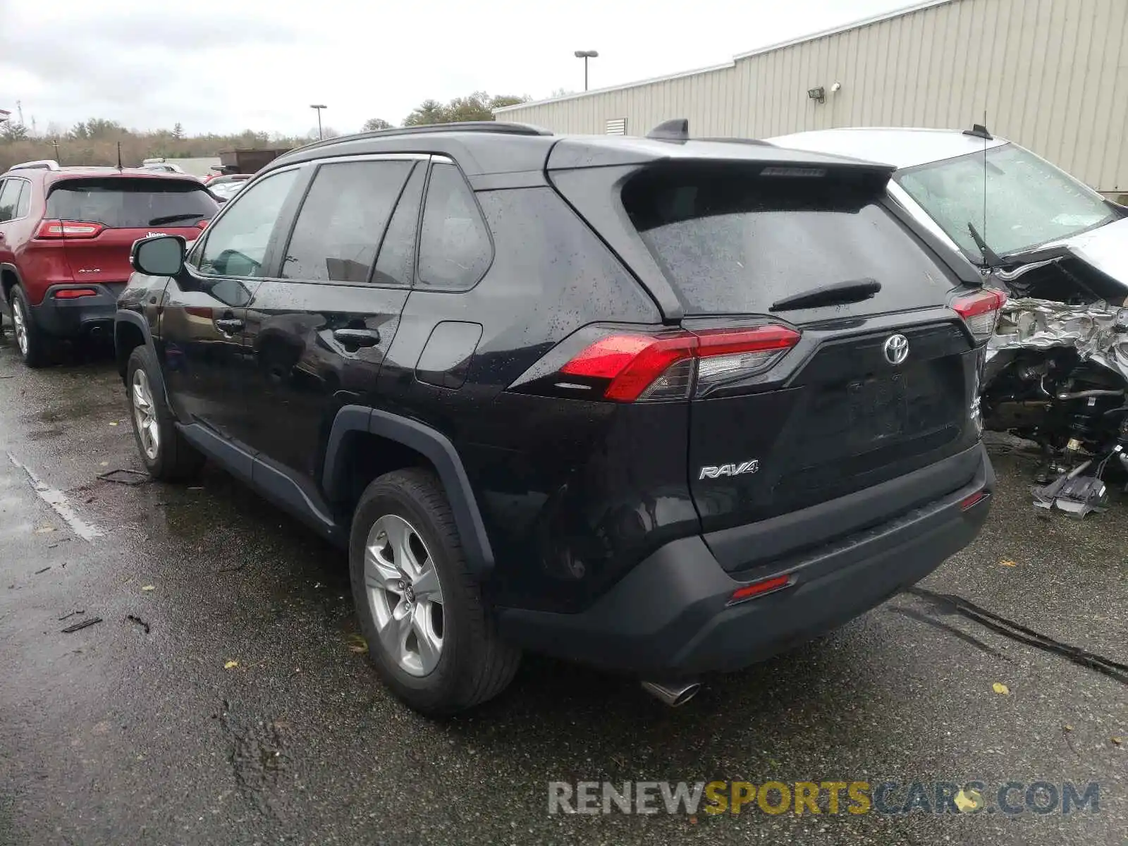 3 Photograph of a damaged car 2T3P1RFV7KC008695 TOYOTA RAV4 2019