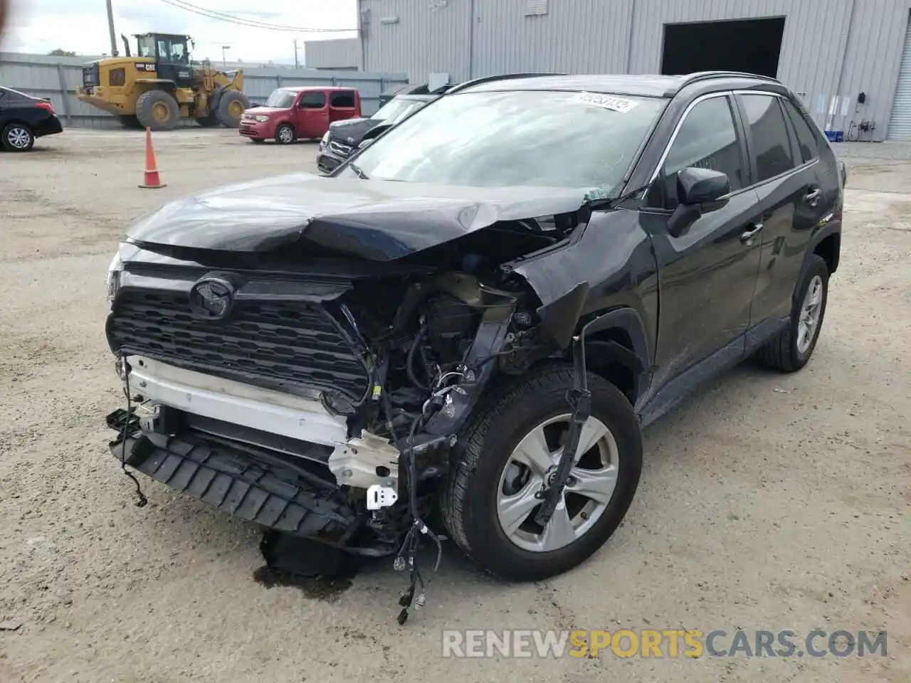 2 Photograph of a damaged car 2T3P1RFV7KC009684 TOYOTA RAV4 2019