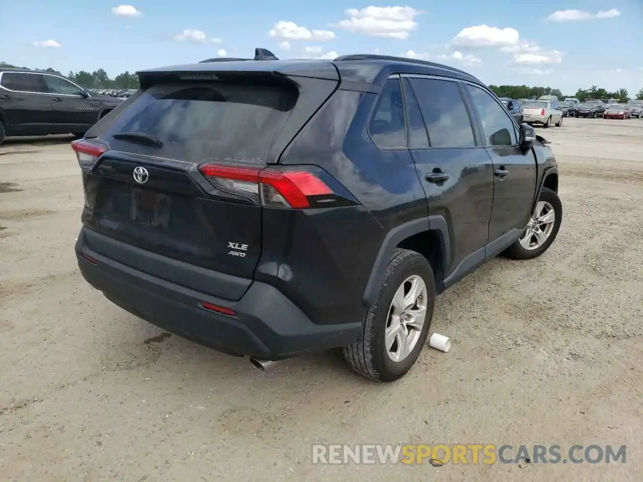 4 Photograph of a damaged car 2T3P1RFV7KC009684 TOYOTA RAV4 2019