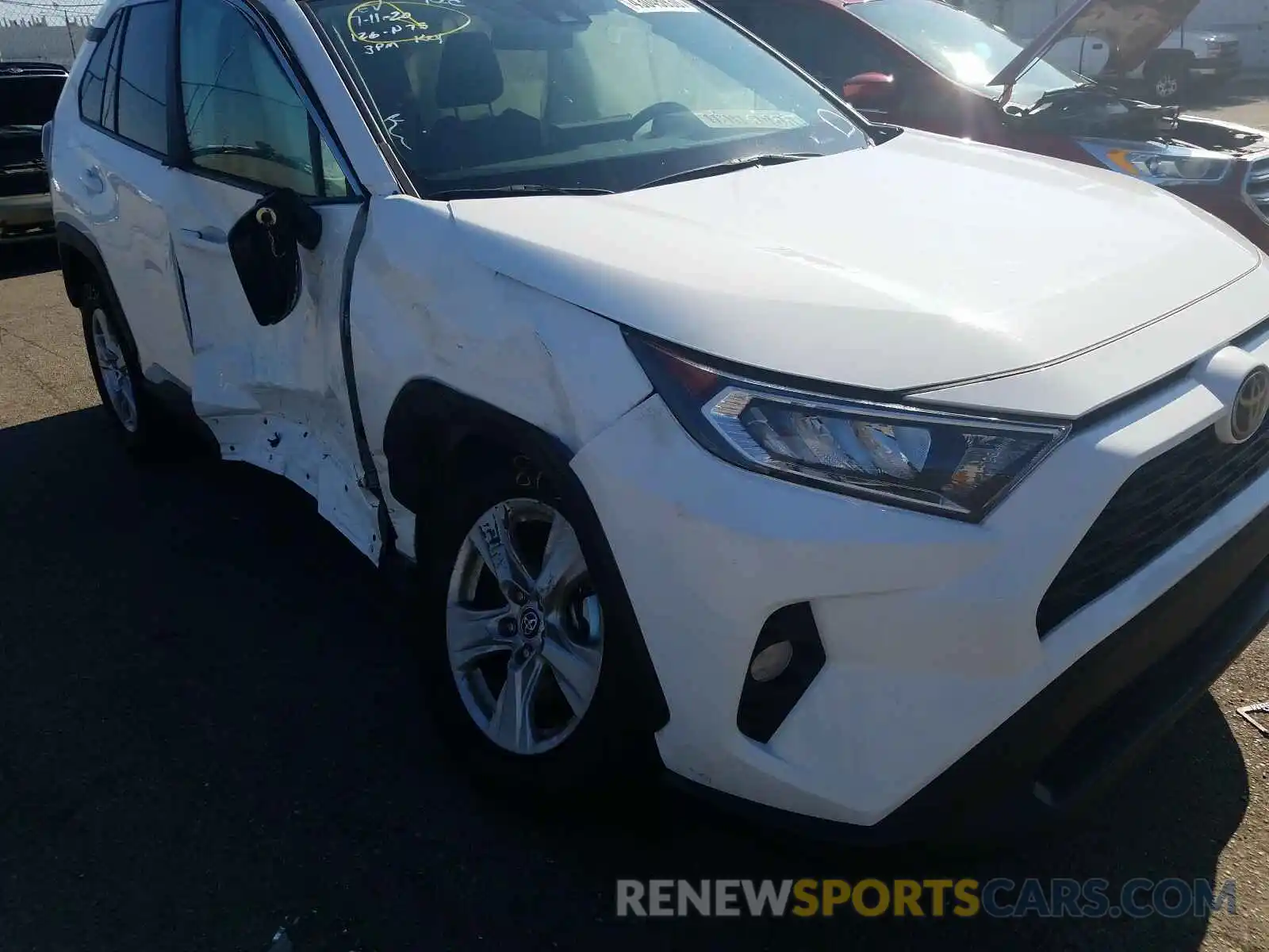 9 Photograph of a damaged car 2T3P1RFV7KC020765 TOYOTA RAV4 2019