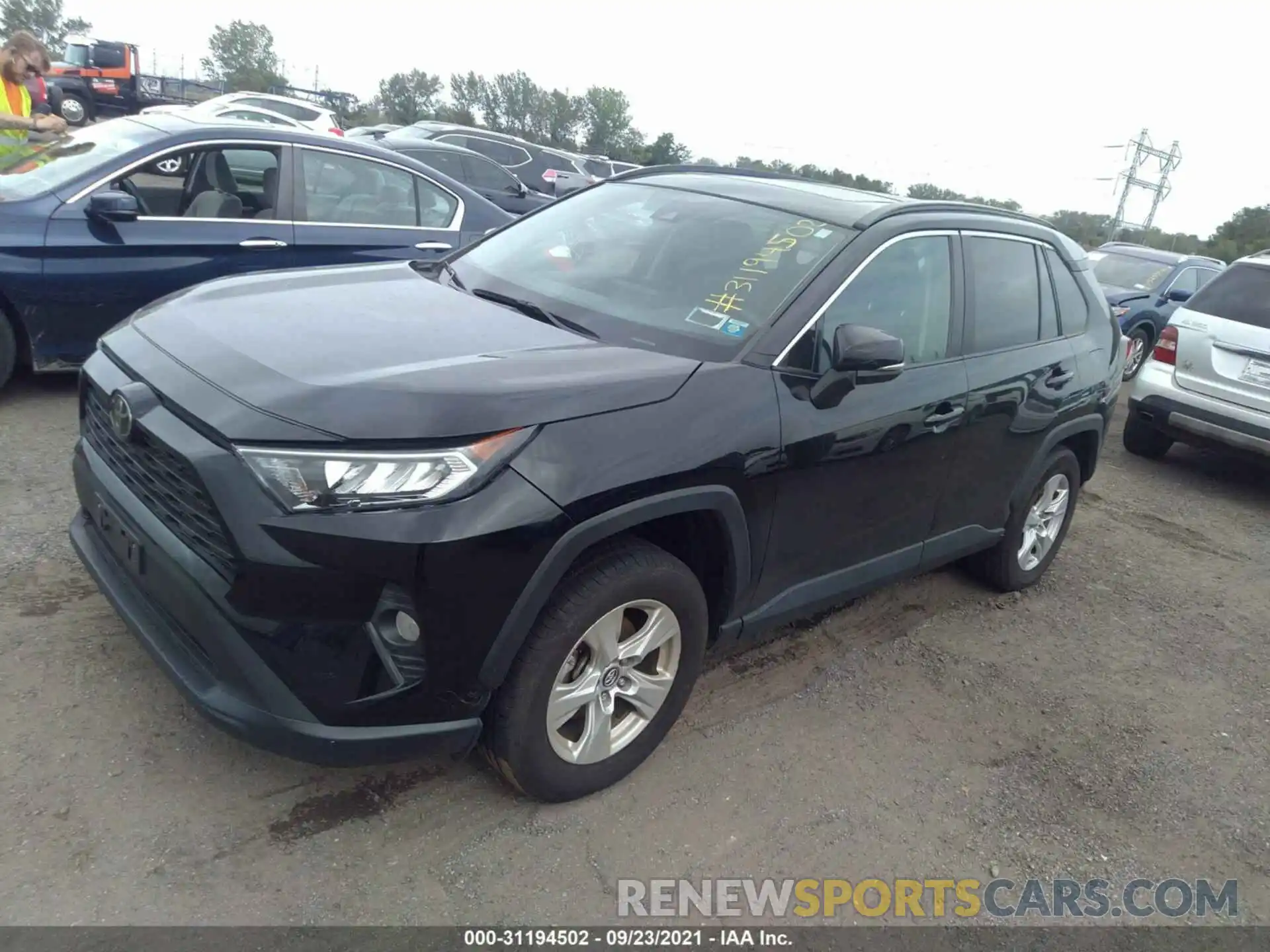 2 Photograph of a damaged car 2T3P1RFV7KC021639 TOYOTA RAV4 2019