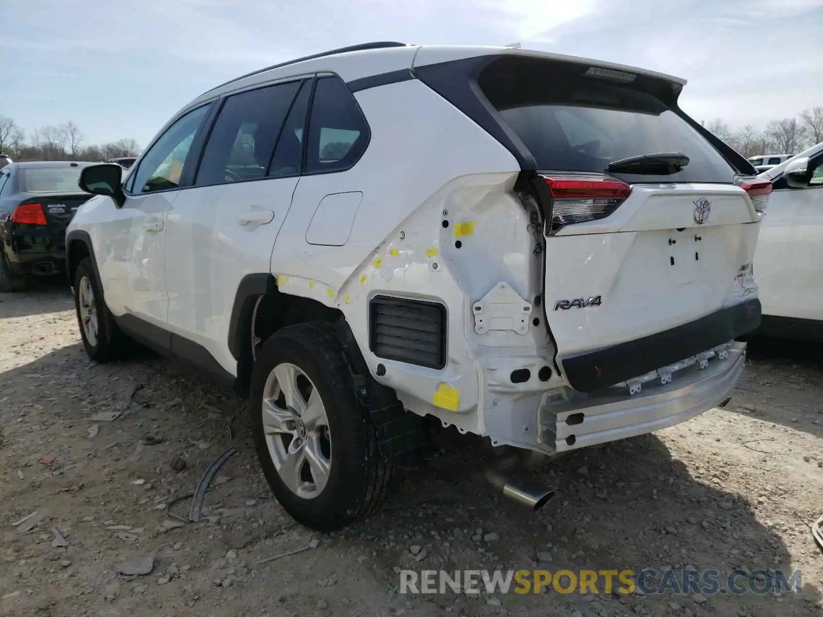 3 Photograph of a damaged car 2T3P1RFV7KC024072 TOYOTA RAV4 2019