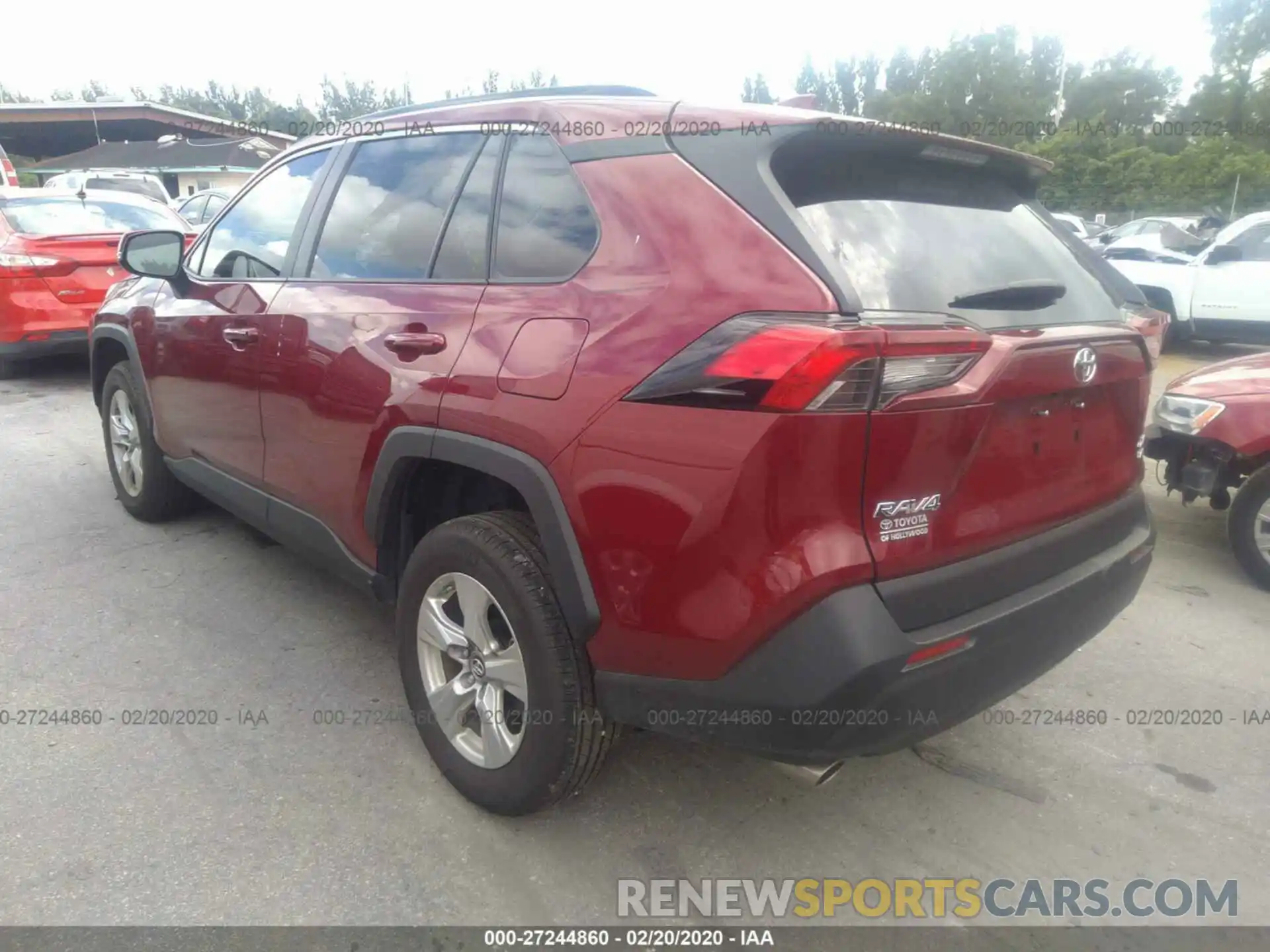 3 Фотография поврежденного автомобиля 2T3P1RFV7KC029465 TOYOTA RAV4 2019