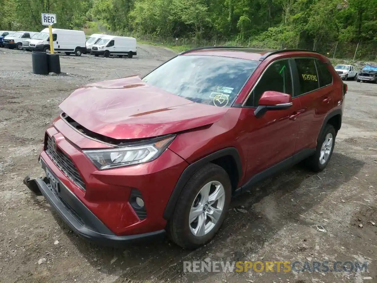 2 Photograph of a damaged car 2T3P1RFV7KC029630 TOYOTA RAV4 2019