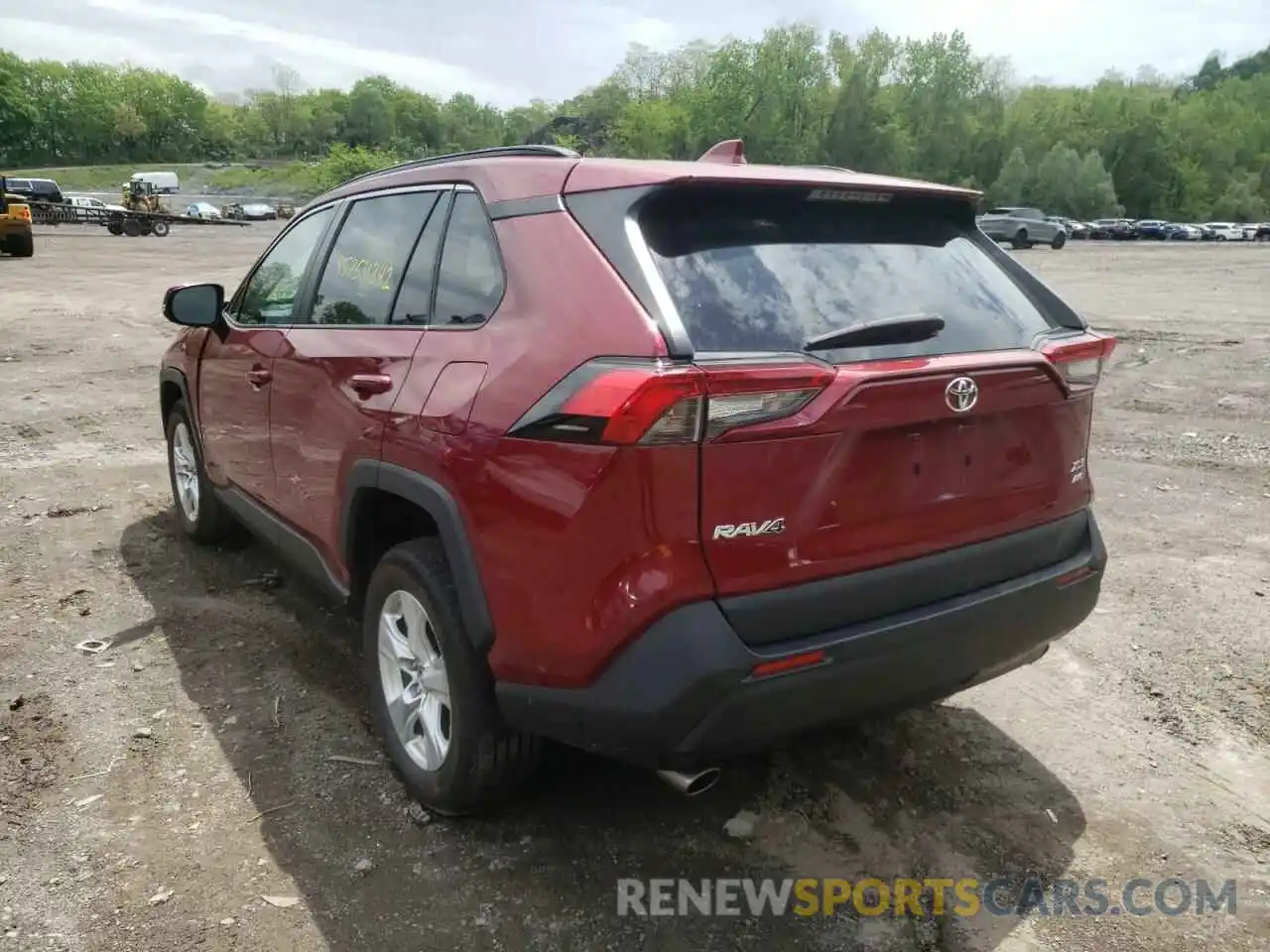 3 Фотография поврежденного автомобиля 2T3P1RFV7KC029630 TOYOTA RAV4 2019