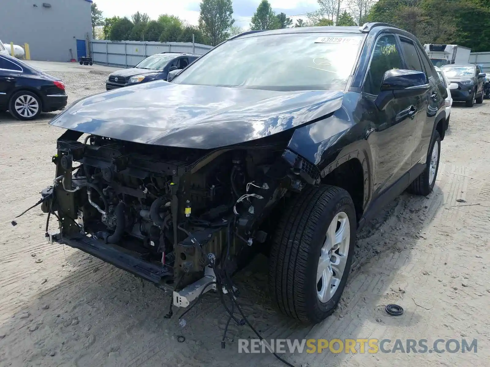 2 Photograph of a damaged car 2T3P1RFV7KC033824 TOYOTA RAV4 2019