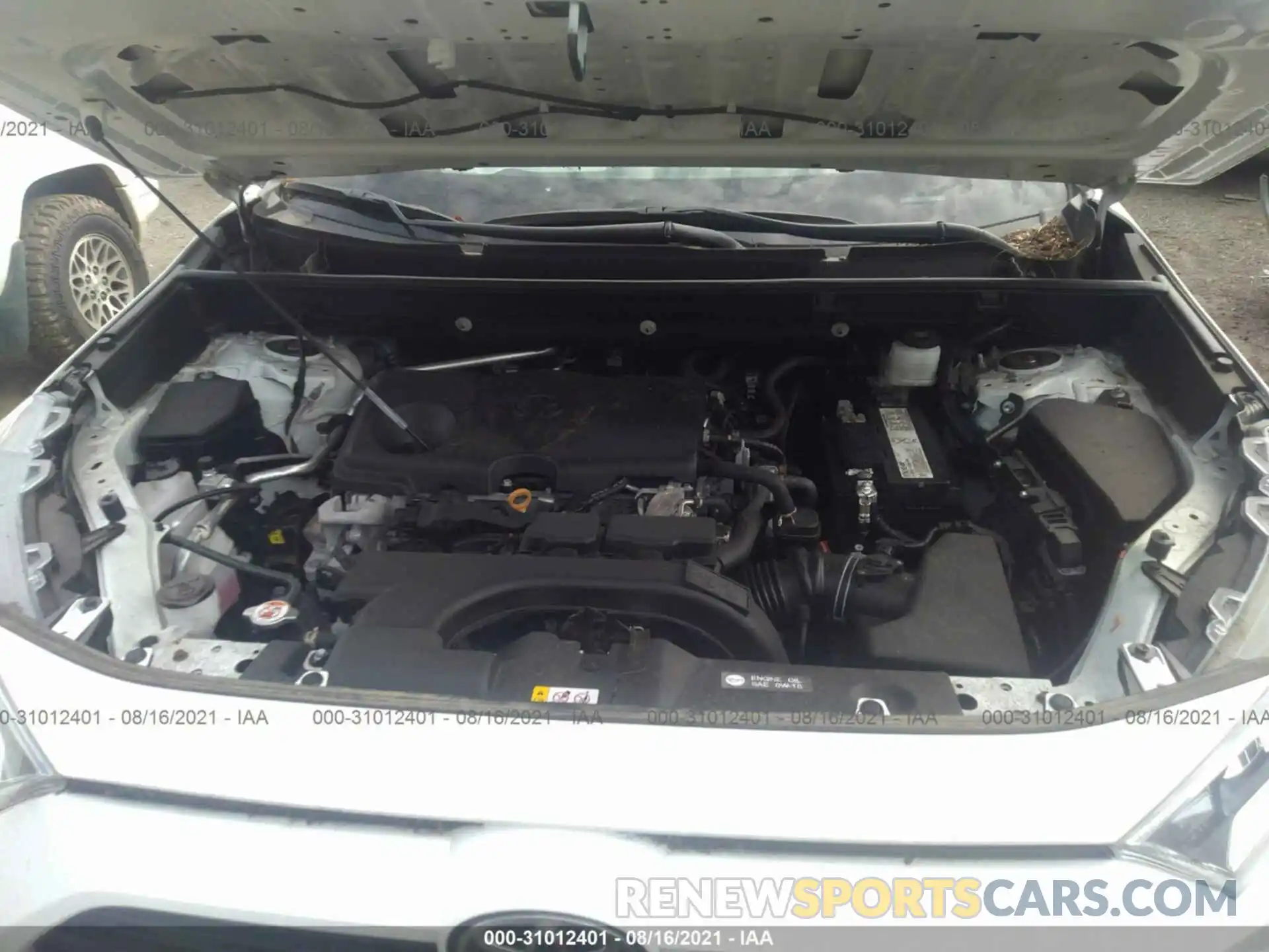 10 Фотография поврежденного автомобиля 2T3P1RFV7KC034875 TOYOTA RAV4 2019