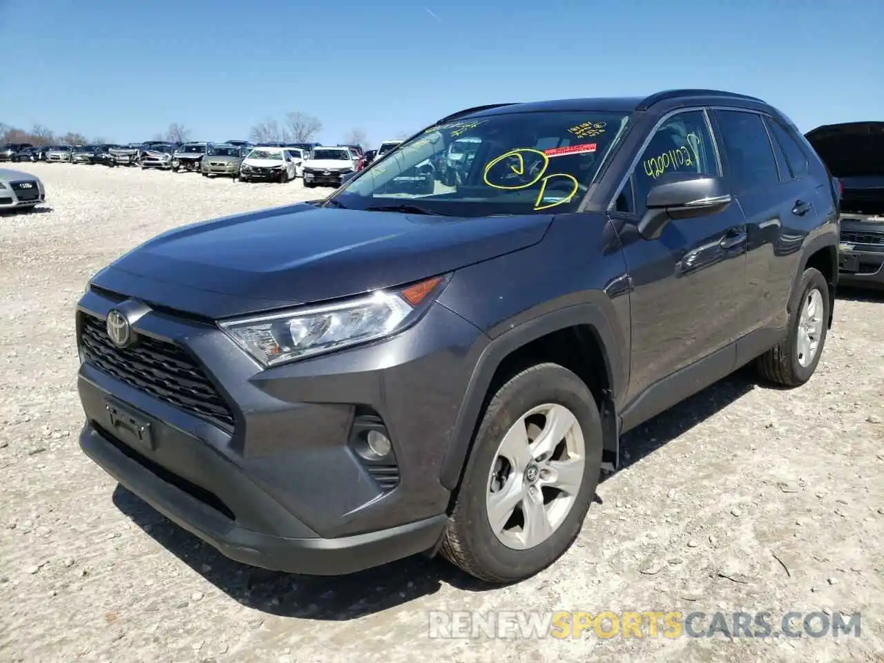 2 Photograph of a damaged car 2T3P1RFV7KC047612 TOYOTA RAV4 2019