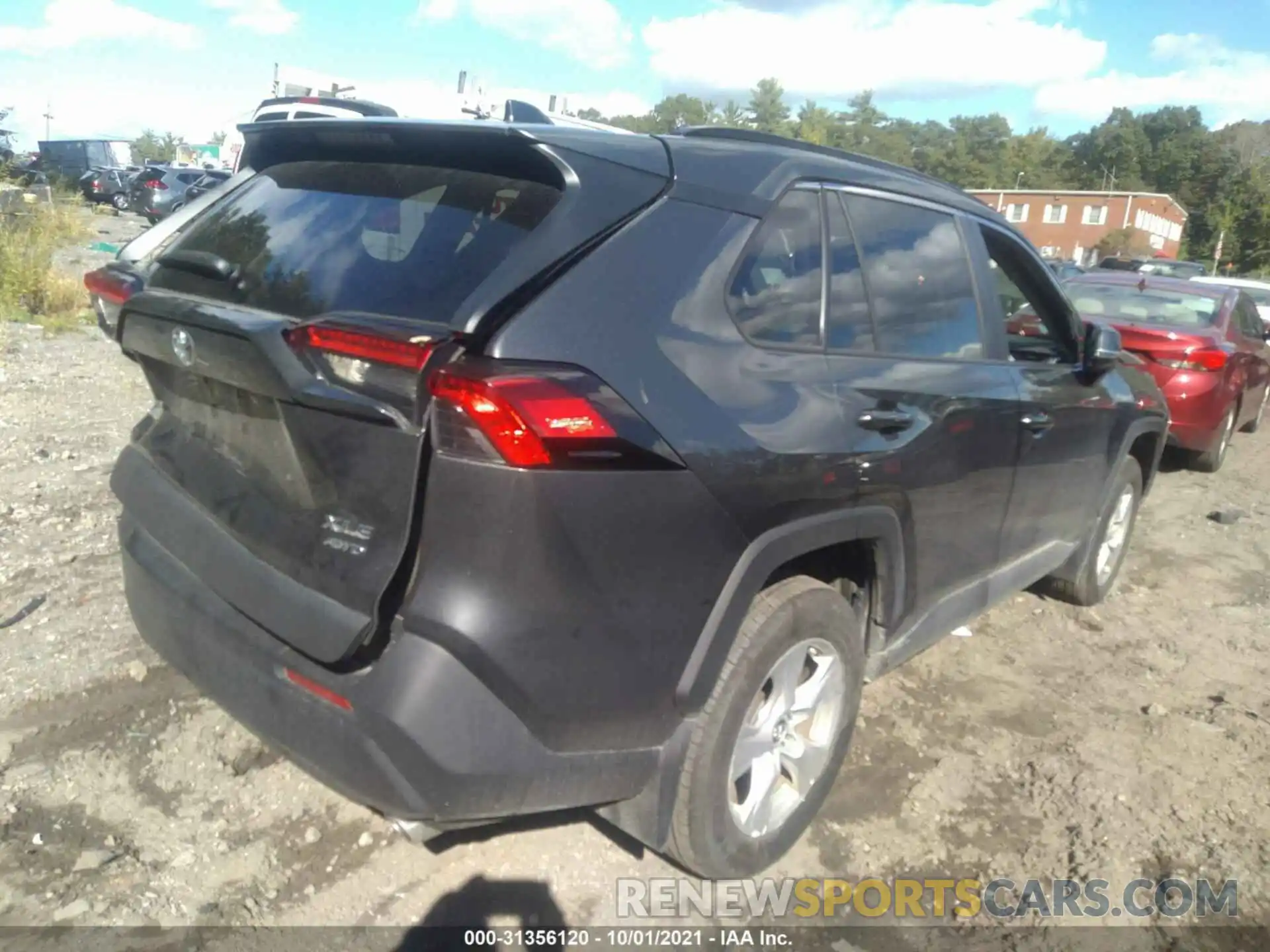 4 Photograph of a damaged car 2T3P1RFV7KC047903 TOYOTA RAV4 2019