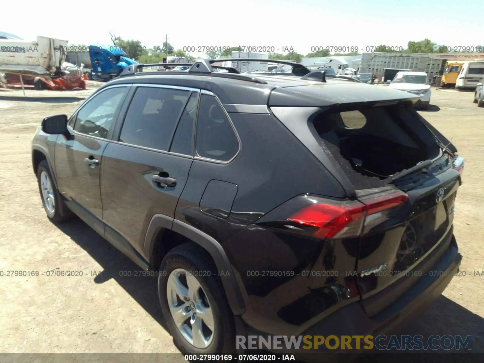 3 Фотография поврежденного автомобиля 2T3P1RFV7KC051241 TOYOTA RAV4 2019