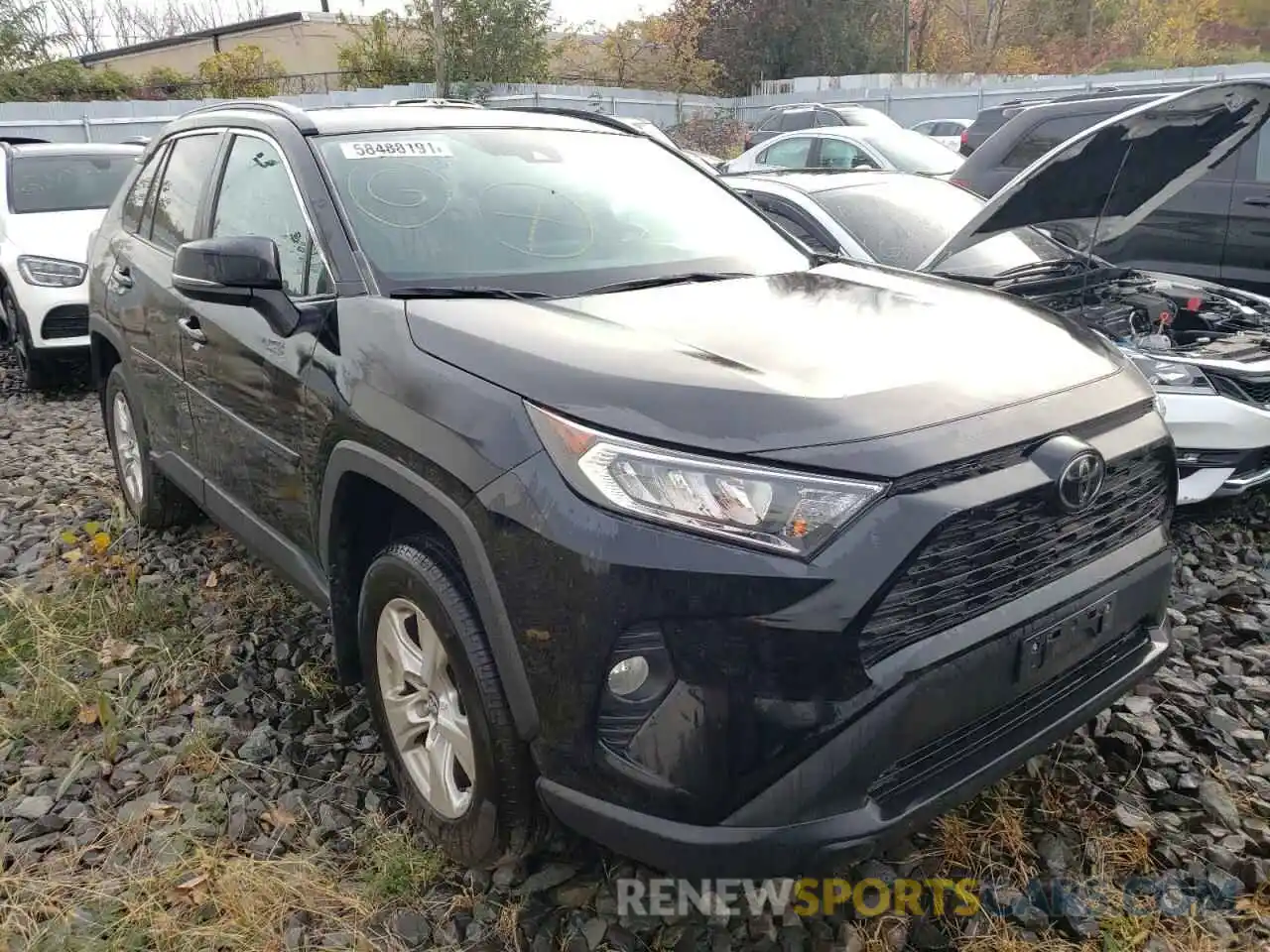 1 Photograph of a damaged car 2T3P1RFV7KC053362 TOYOTA RAV4 2019