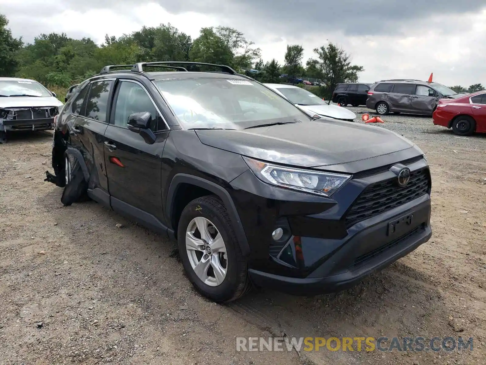 1 Photograph of a damaged car 2T3P1RFV7KC057119 TOYOTA RAV4 2019