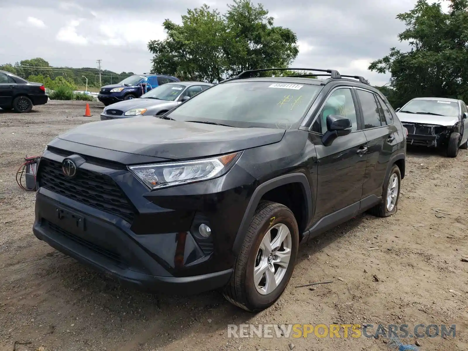 2 Photograph of a damaged car 2T3P1RFV7KC057119 TOYOTA RAV4 2019